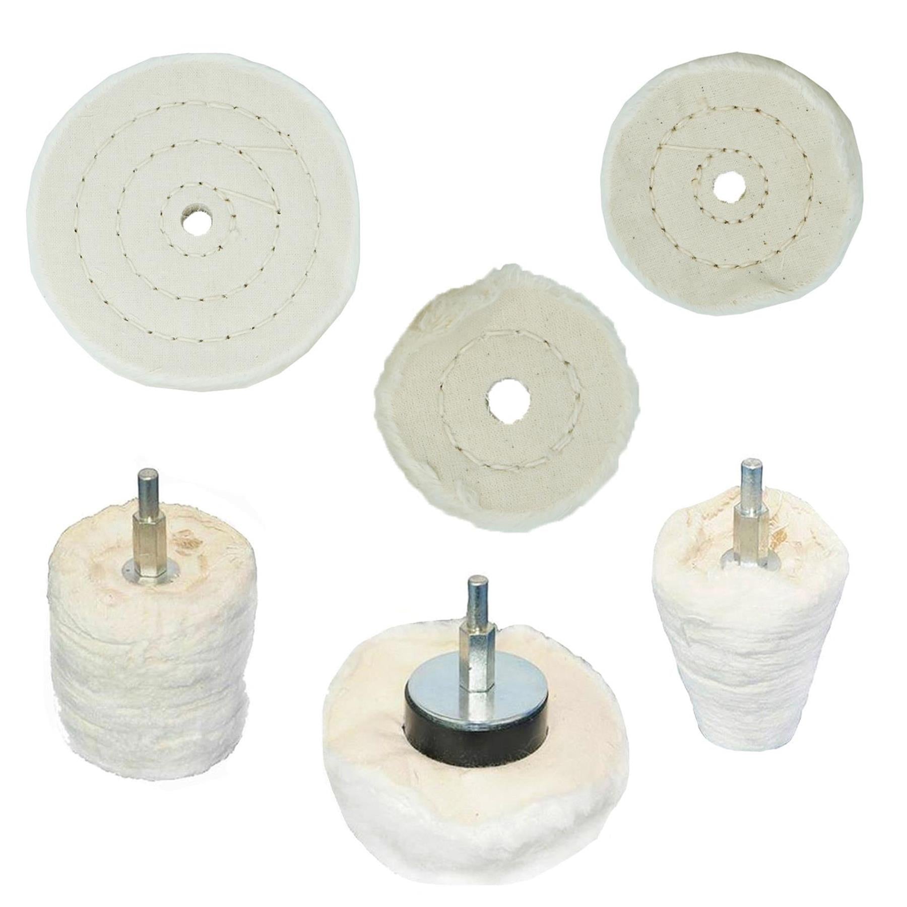 Quality 9Pc Polishing Kit Dome Goblet Cylinder Mop Buffing Wheel Compound By Dapetz