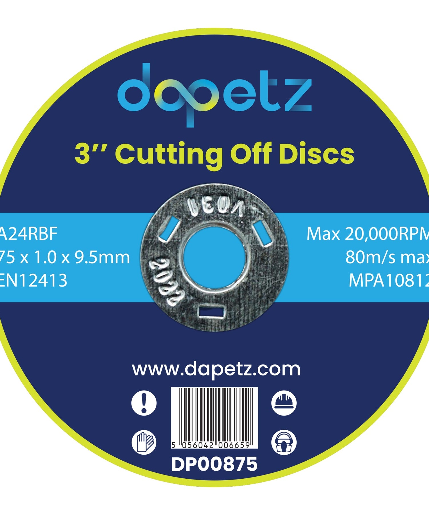 Air Cut Off Tool Discs for Exhaust Pipes