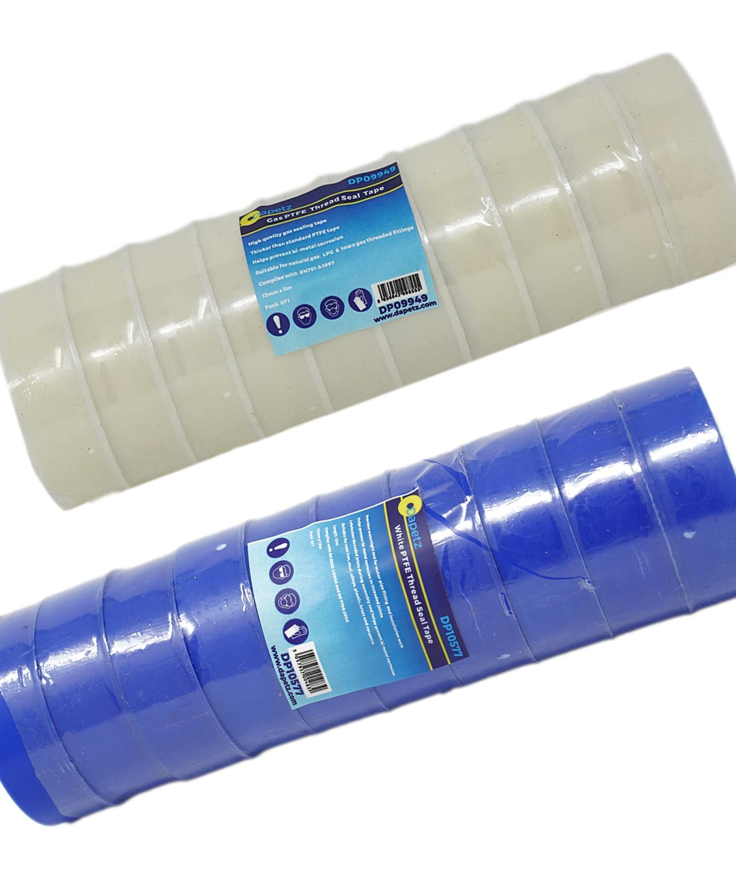 20 Pcs Ptfe Plumbing Plumbers White Ptfe Tape Threaded Seal Fitting Water