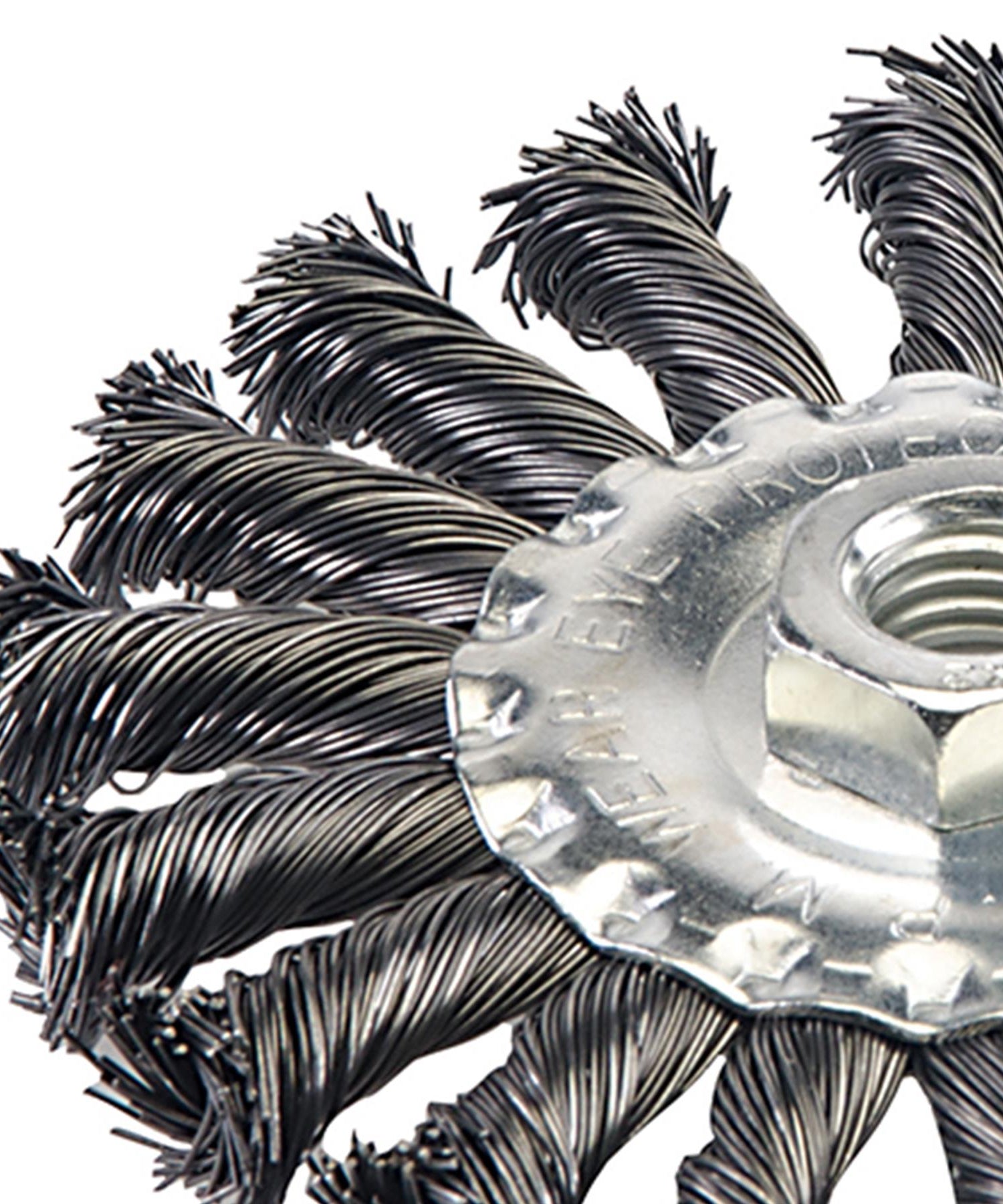 Twist Knot Wire Wheel Brush 115mm 125mm Steel Rust Scale Removal Slag by Dapetz