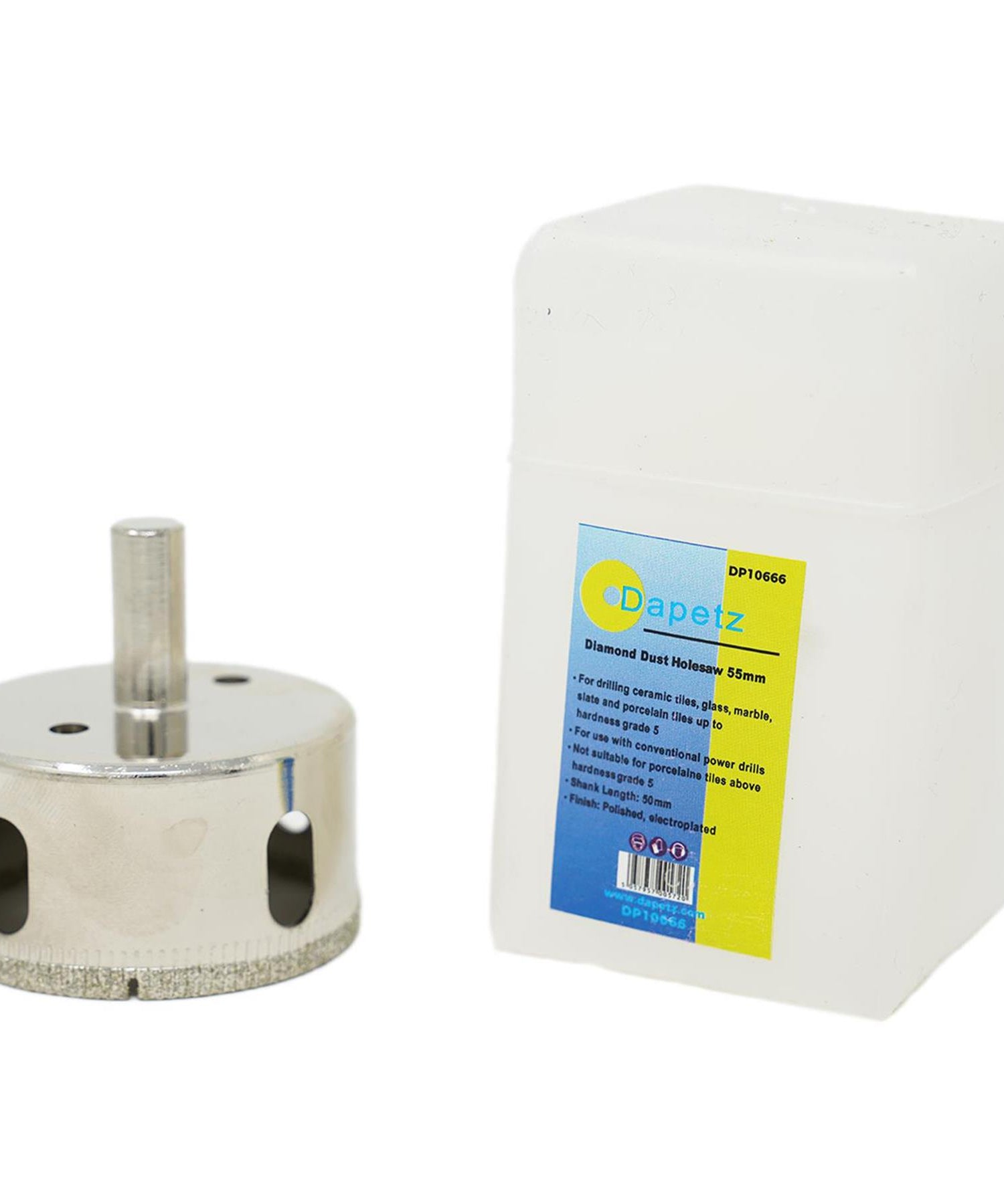 Diamond Holesaw 55mm Drill Bit Cutter Tile Ceramic Glass Porcelain Marble By Dapetz