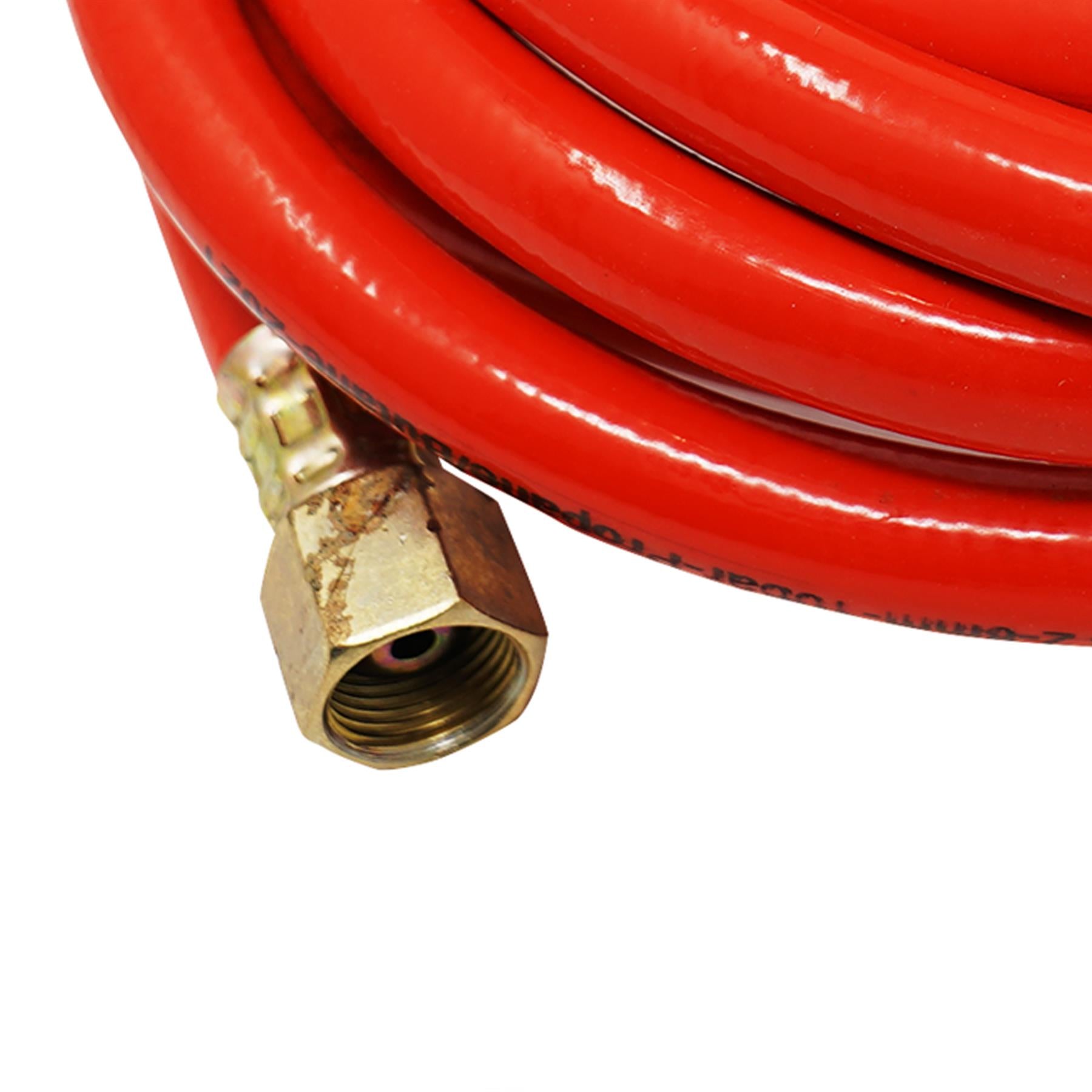 Gas Torch Hose Pipe 5 Meter Propane Brazing Roofing With G3/8 And W21.4 Fitting