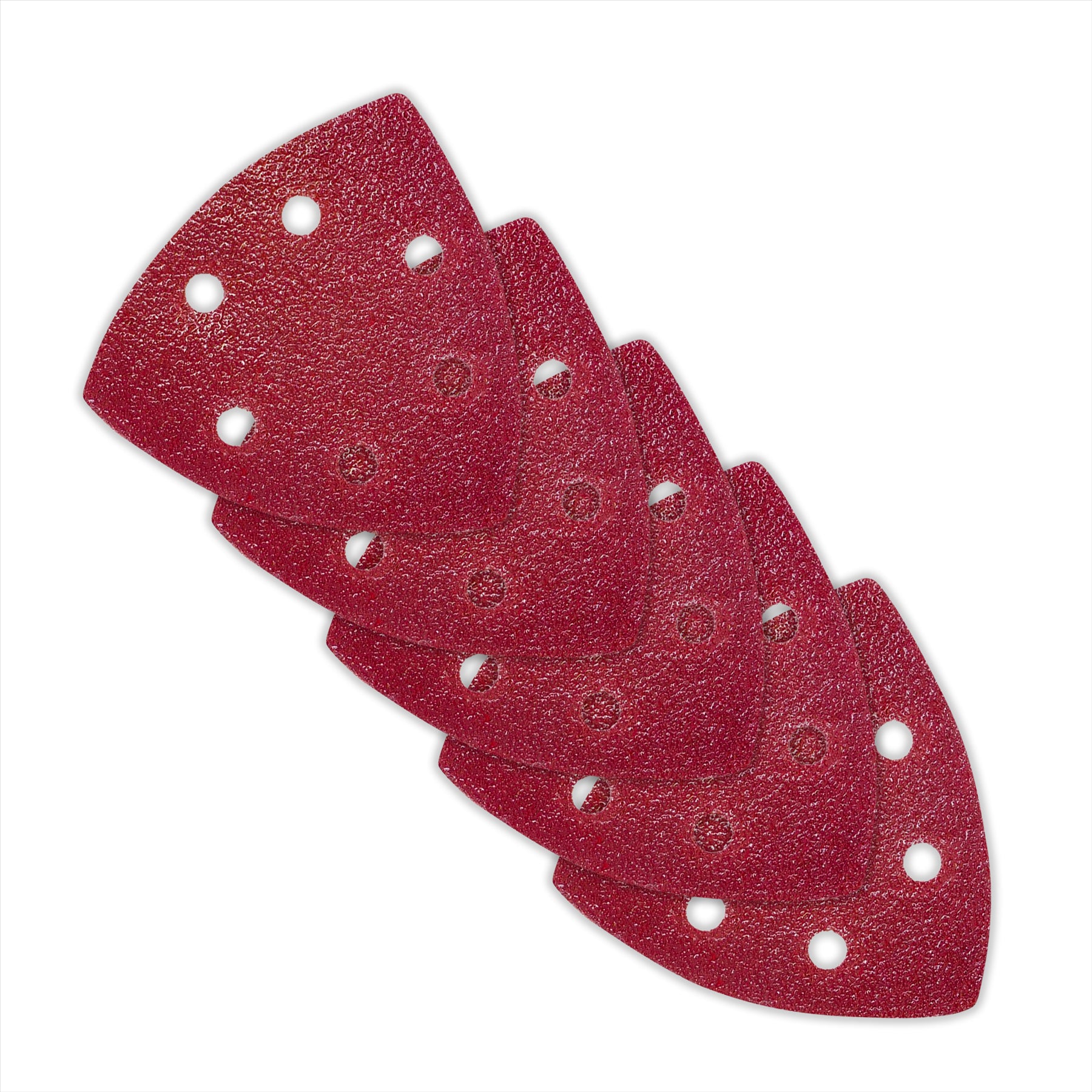 Dapetz Mouse Sanding Sheet 60 Grit Sandpaper Detail Palm Sander Pad 93mm (Pack of 5)