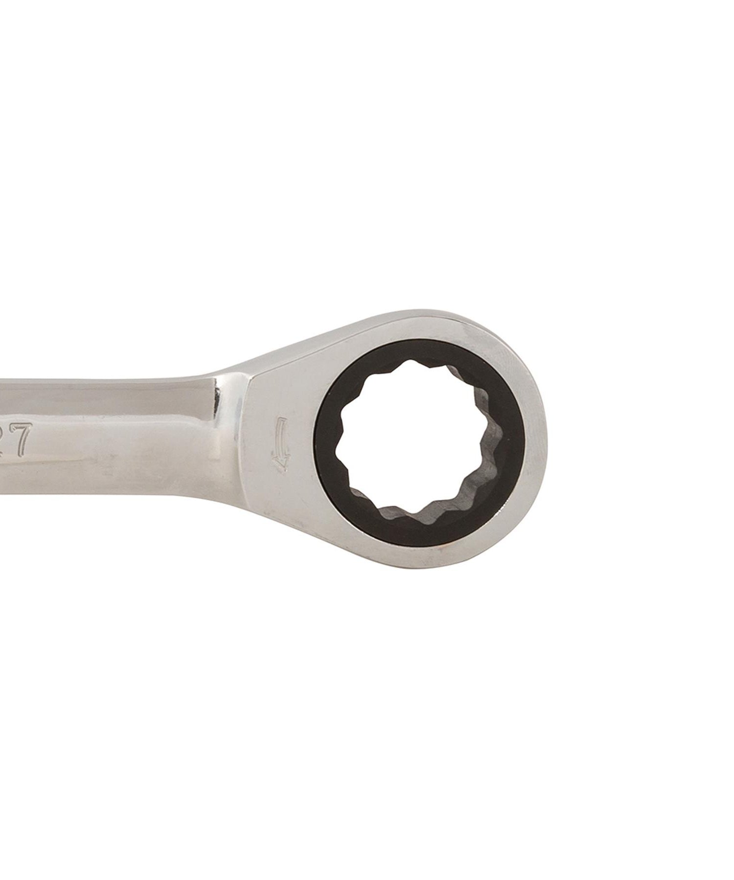 Fixed Head Ratchet Metric Spanner Open End Ring Combination 27mm