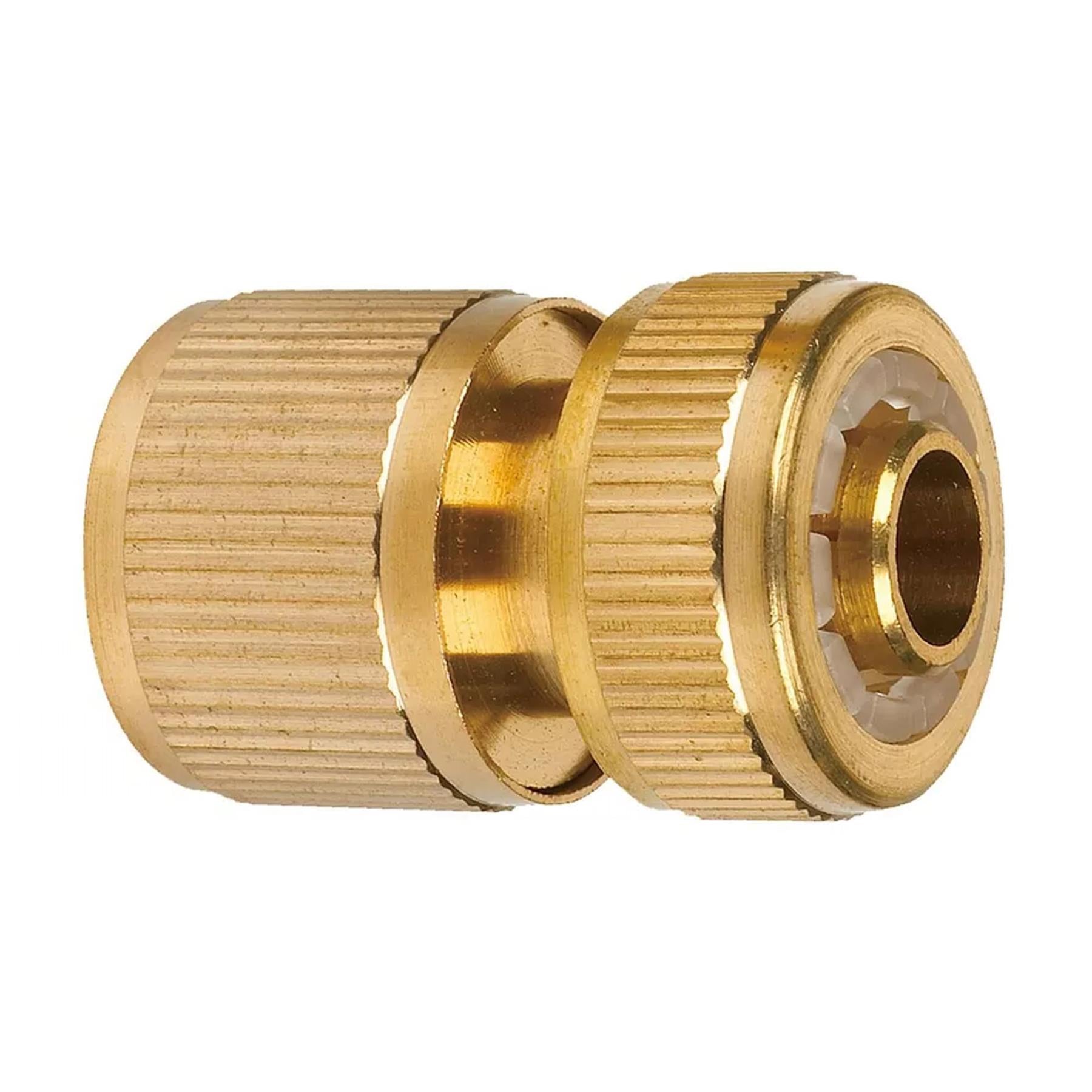 Brass Tap Connector 4pcs 1/2" Female Quick Connector Water Fit Hose Pipe Tap