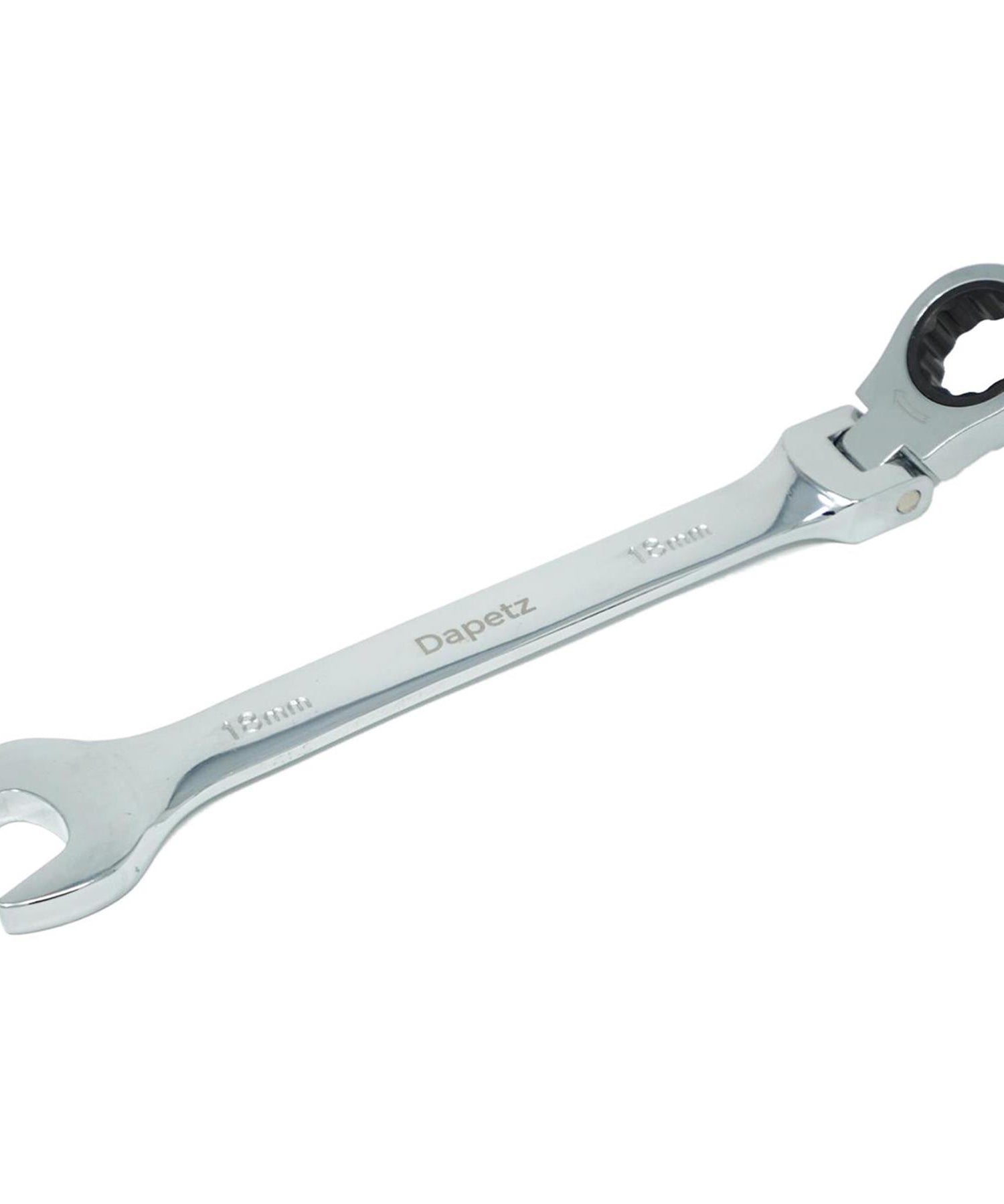 18mm Flexible Head Ratchet Metric Spanner Open End & Ring Guaranteed