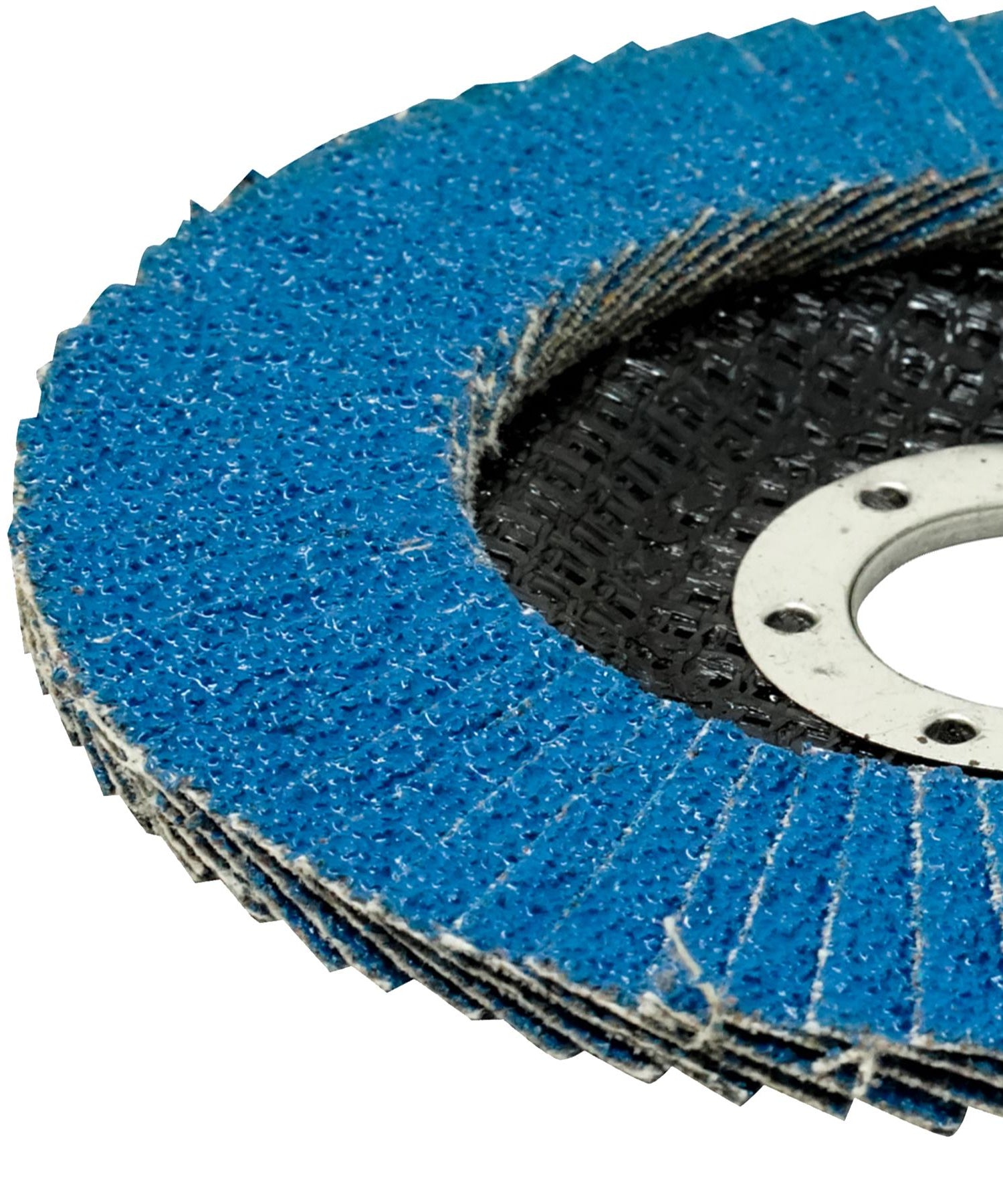 Zircon Flap Grinding Sanding Disc 115mm (4.5"), 40 Grit, Single Piece Angle Wheel By Dapetz