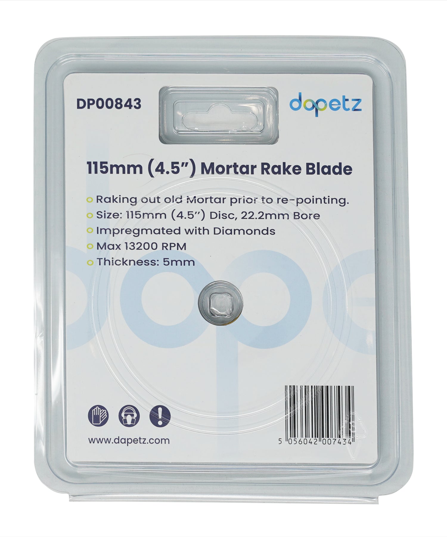 Mortar Raking Disc Diamond Pointing Raker Disc 115mm 41/2" Angle Grinder Blade By Dapetz