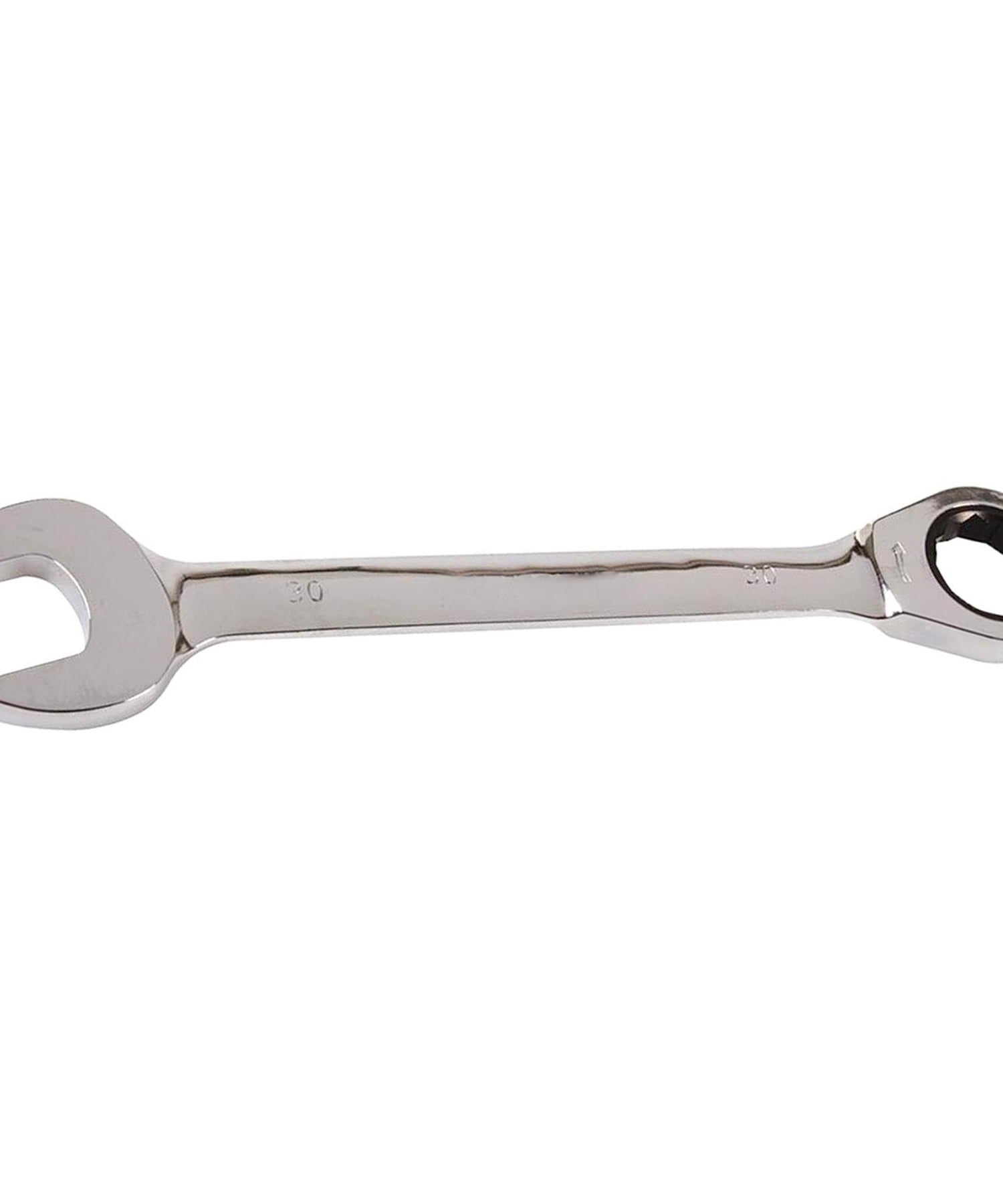 Fixed Head Ratchet Metric Spanner Open End Ring Combination - 30mm - Dapetz