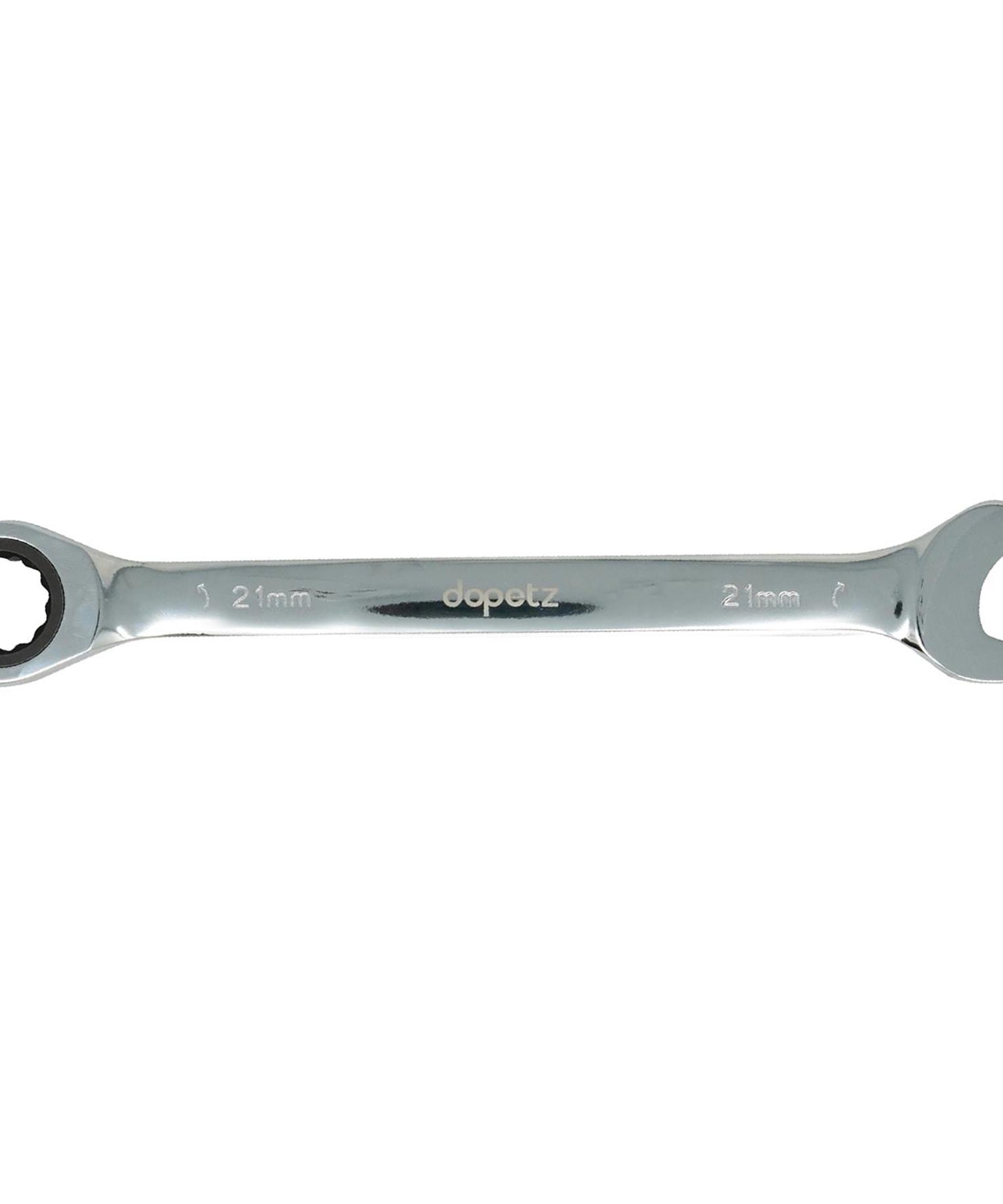 Fixed Head Ratchet Metric Spanner Open End Ring Combination 21mm