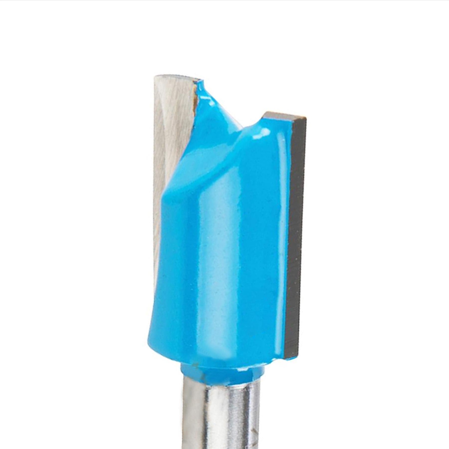 Straight 2 Flute Router Bit Cutter 1/4" Shank Carbide TCT Groove Metric 15x20mm