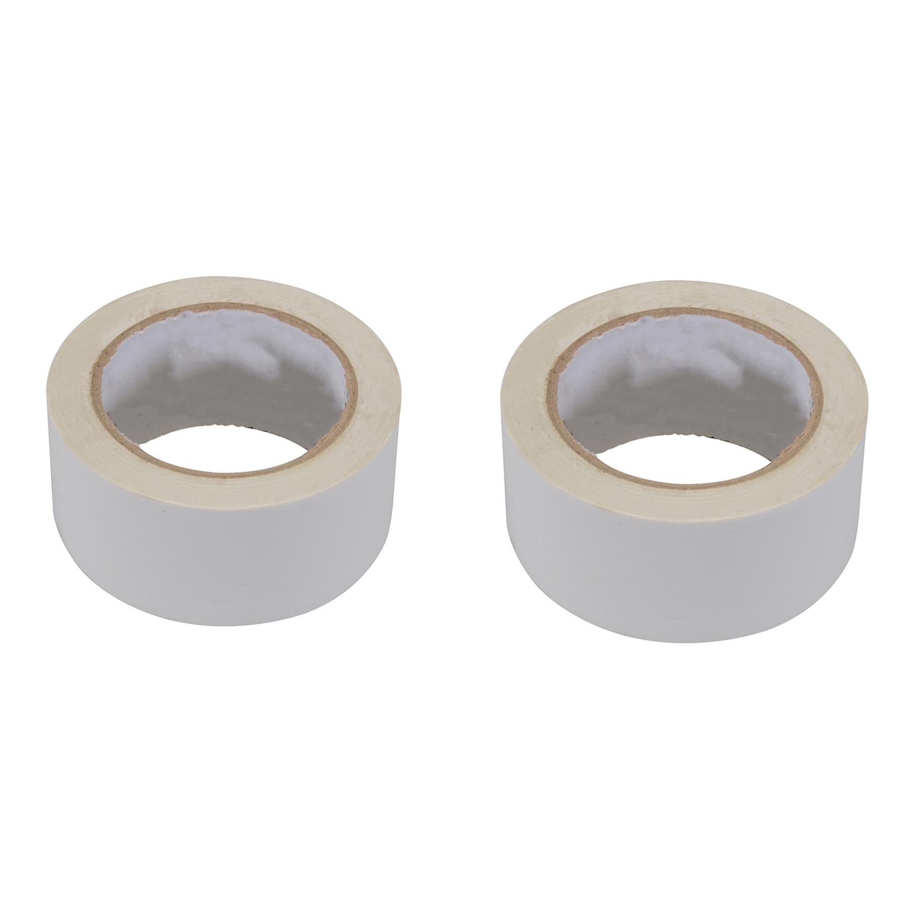 PVC Electrical Insulation Tape 50mm x 33M in White Pack Of 2 By Dapetz