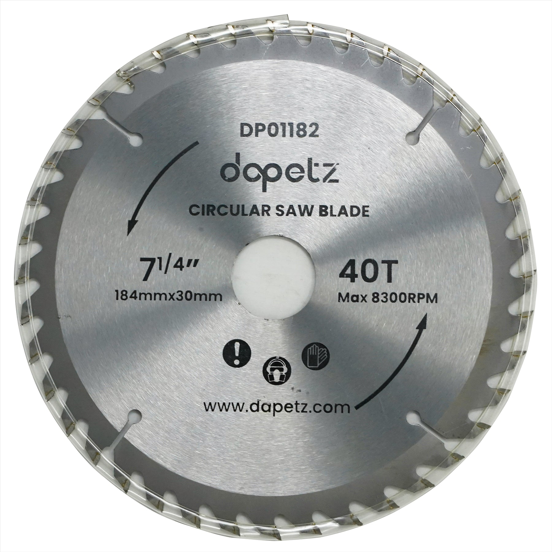 3Pc 184mm TCT Circular Saw Blades 20, 24 & 40 Teeth With Adapter O Rings 185mm