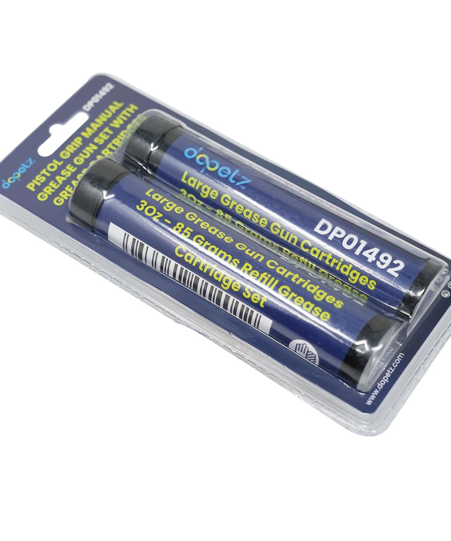 2x 3oz Grease Gun Cartridge Grease Cartridges For Pistol Grip Grease Gun By Dapetz