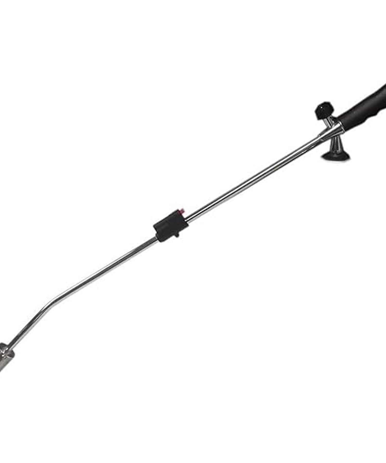 Butane Wand Blowtorch For Weed Gas Burner Torch with Adjustable Flame Weeds Killer Burner Flame Thrower With 8 Gas Refills Canisters with adaptor Converts Fuel Canister Head for Long Gas Tank