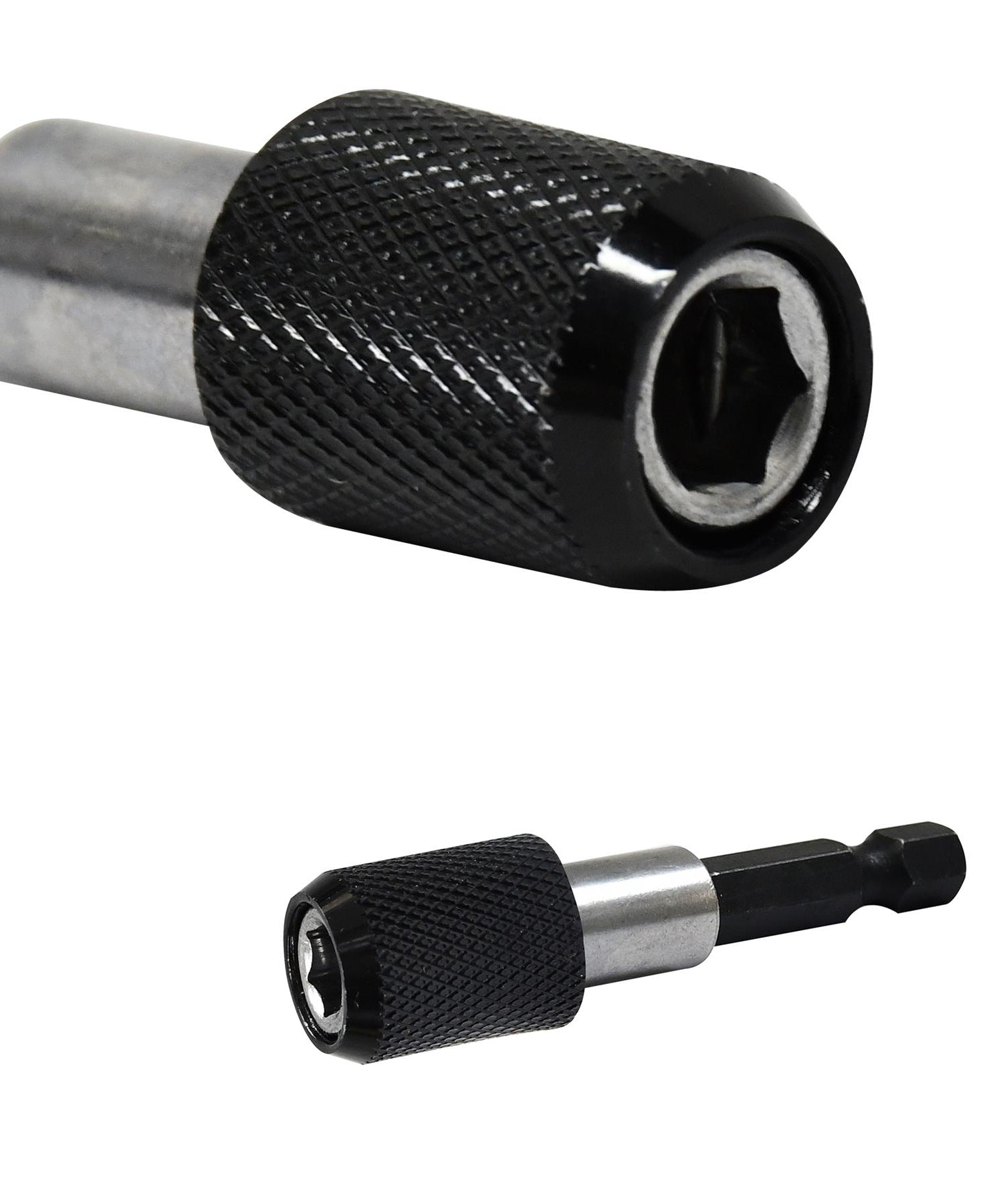 2 x Magnetic Drywall Screw Bit Holder 1/4inch Hex Shank Drill Screw 60mm Length By Dapetz