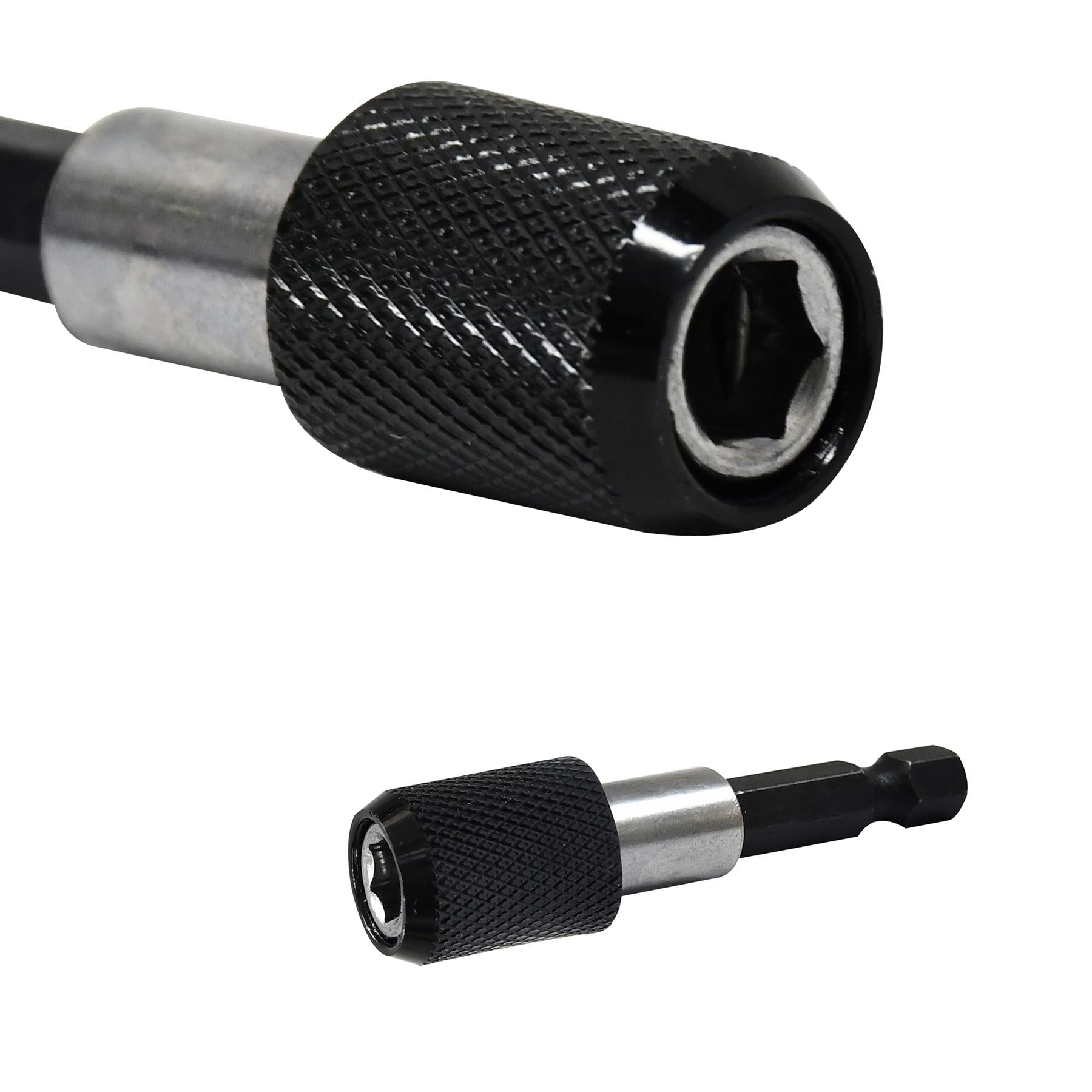 2 x Magnetic Drywall Screw Bit Holder 1/4inch Hex Shank Drill Screw 60mm Length By Dapetz