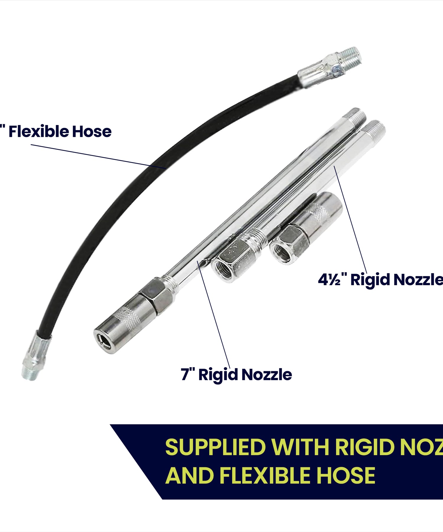 Manual Grease Gun Lever Pistol Grip 120cc Cartridge Type Flexi Hose By Dapetz