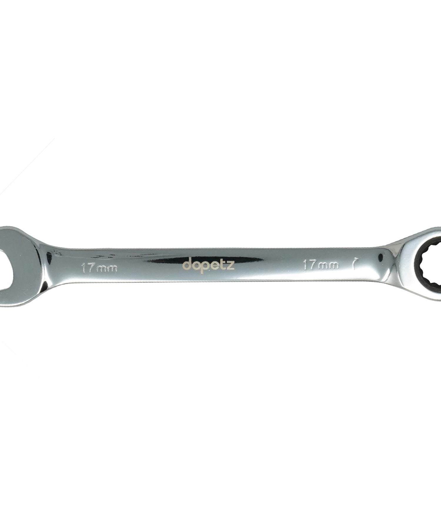 Fixed Head Ratchet Metric Spanner Open End Ring Combination 17mm By Dapetz