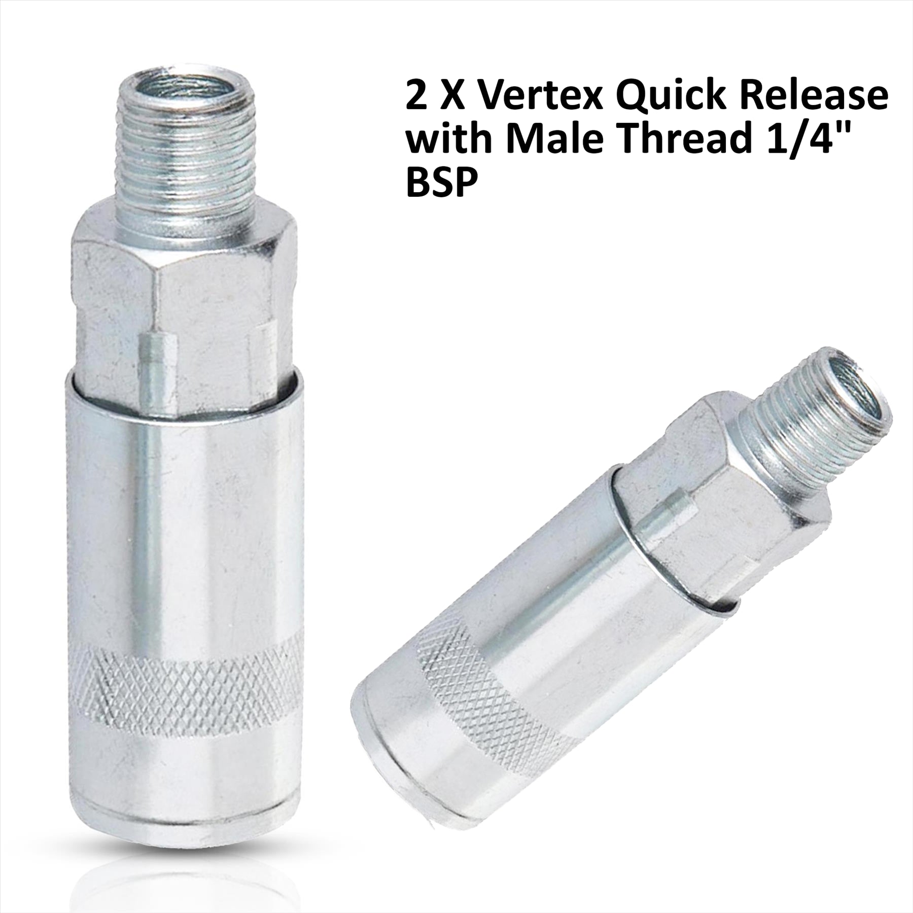 Air Line Fitting For PCL Vertex Compressor Air Hose Male Female Quick Fit 12Pcs