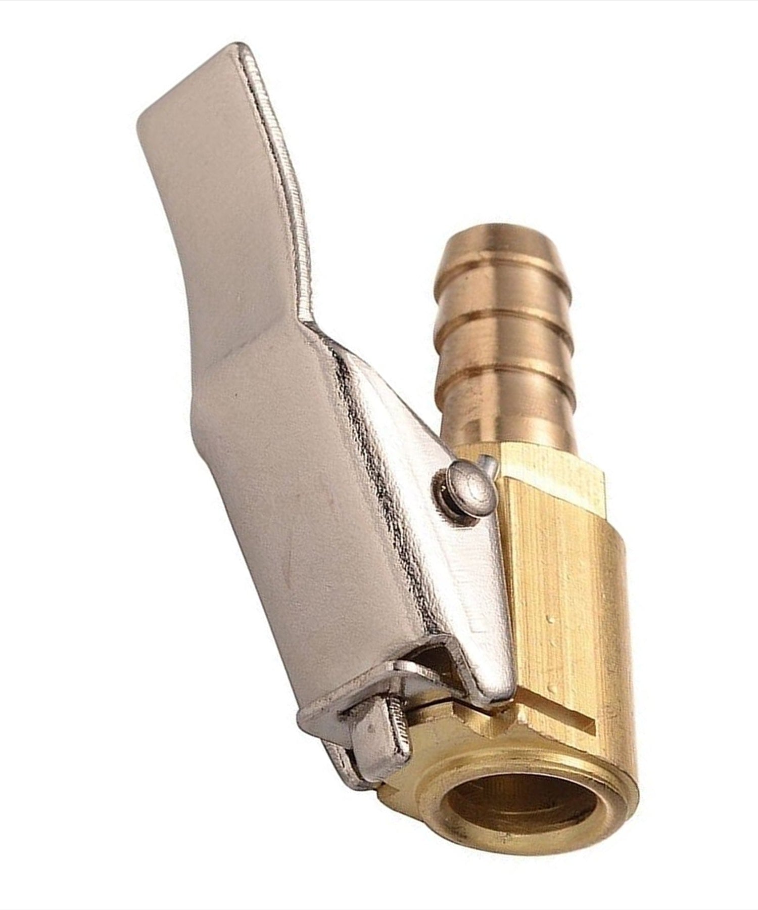 Tyre Valve Air Connector Car Truck Airline Inflator for 8mm Hose Brass lock Clip