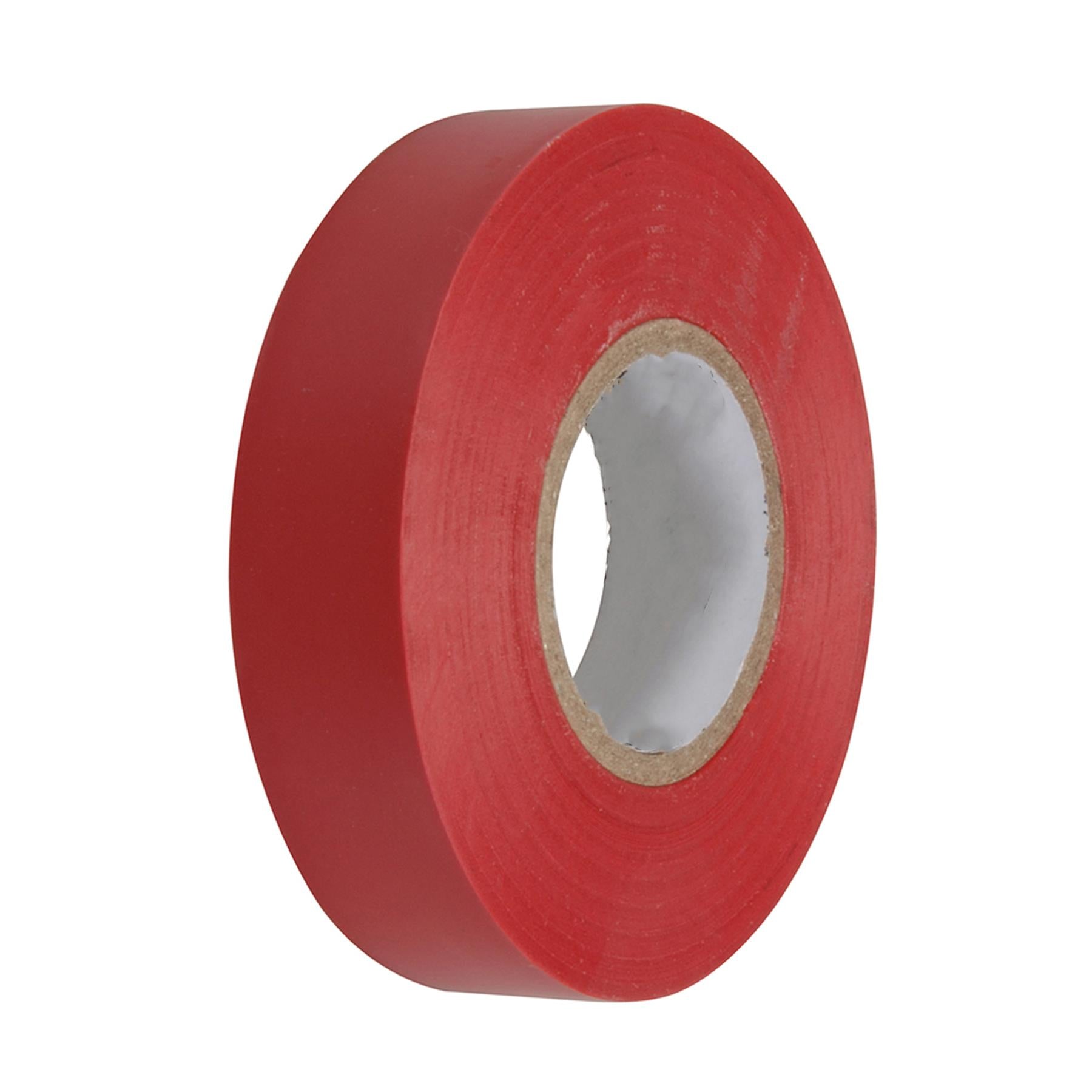 Electrical Pvc Insulation Insulating Tape 22m Retardant Rolls Red by Daptez
