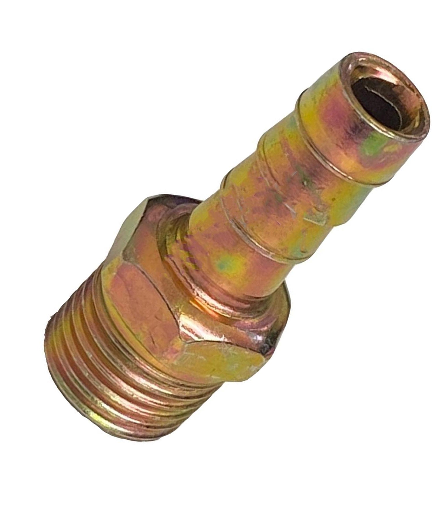 Brass 1/4" BSP to 8mm Male Barb Hose Tail Fitting Fuel Air Gas Water Hose Oil