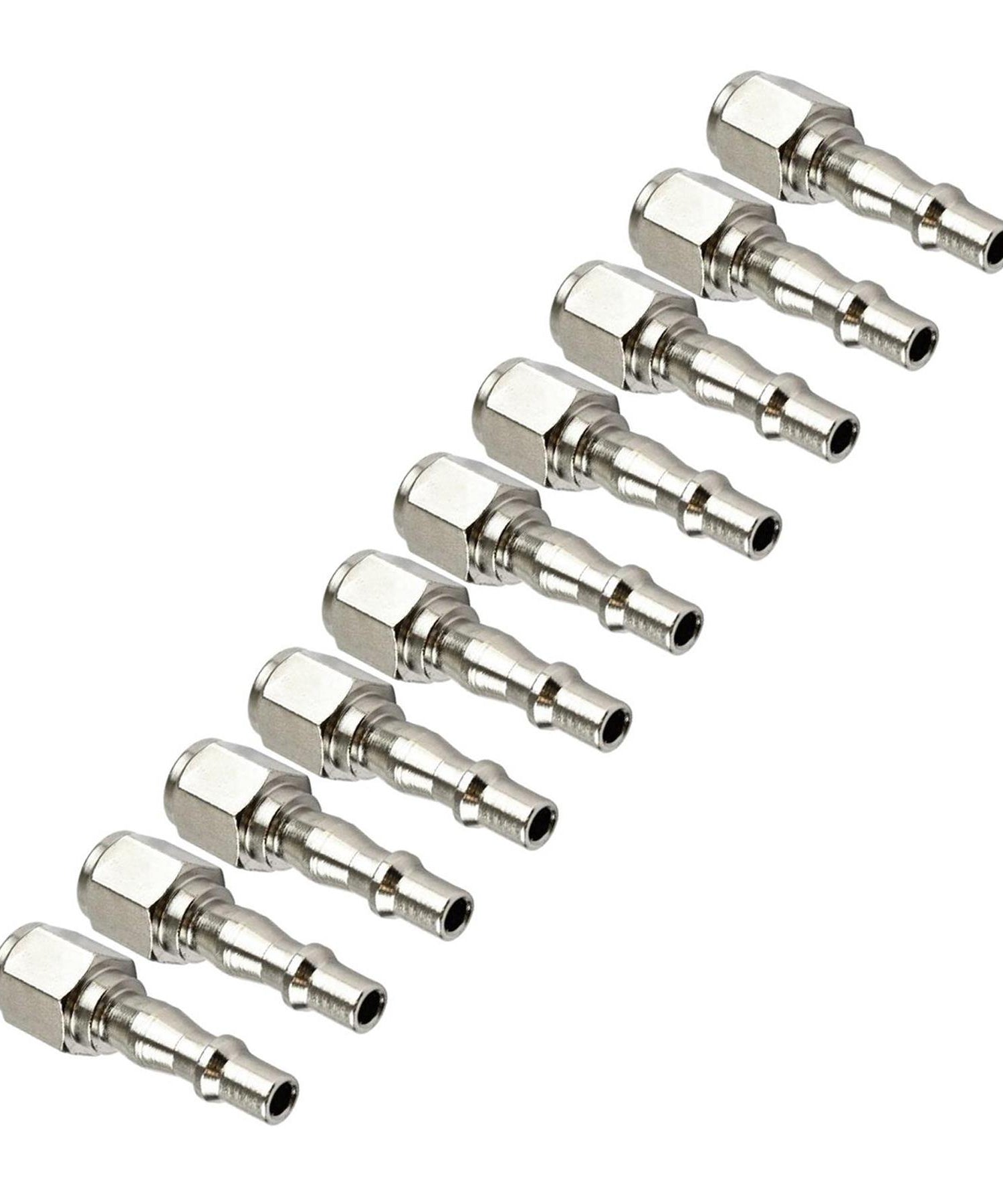 Air Line Hose Fitting Connector Female 1/4" Thread Bayonet For PCL Vertex 10Pcs