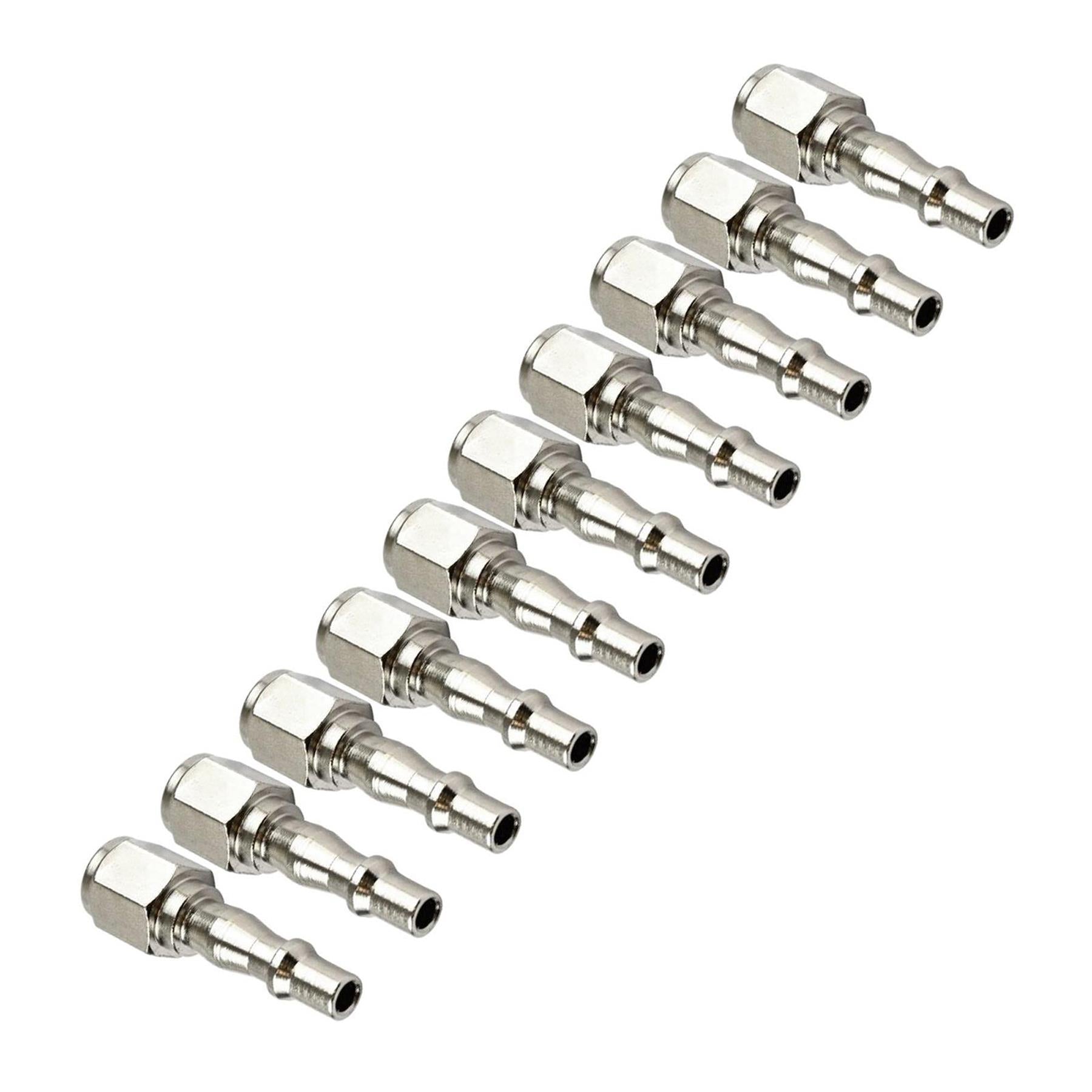 Air Line Hose Fitting Connector Female 1/4" Thread Bayonet For PCL Vertex 10Pcs