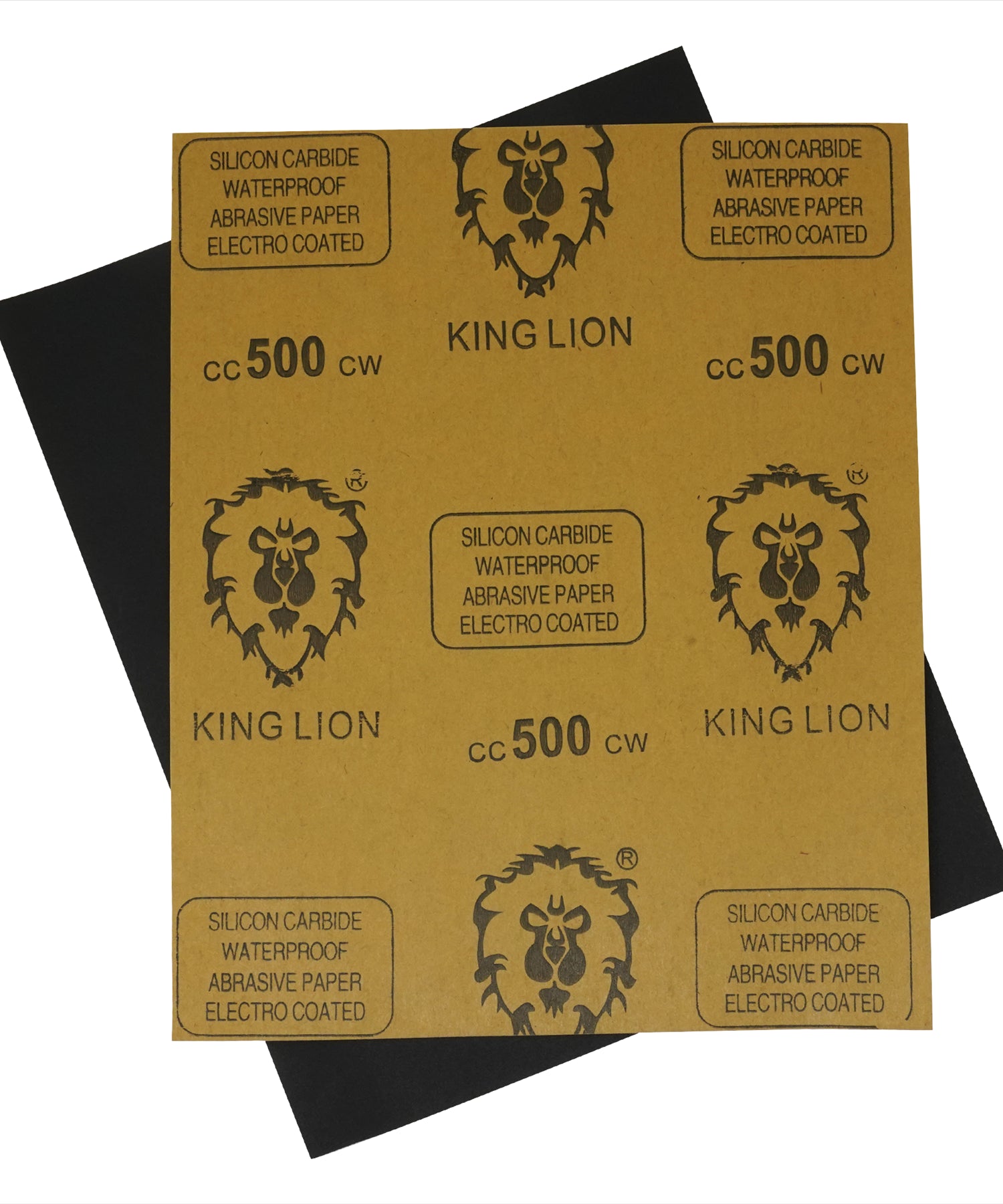 Wet And Dry Sandpaper 500 Grit Sand Paper 230 x 280mm Sanding Finishing A4 2Pcs By Dapetz