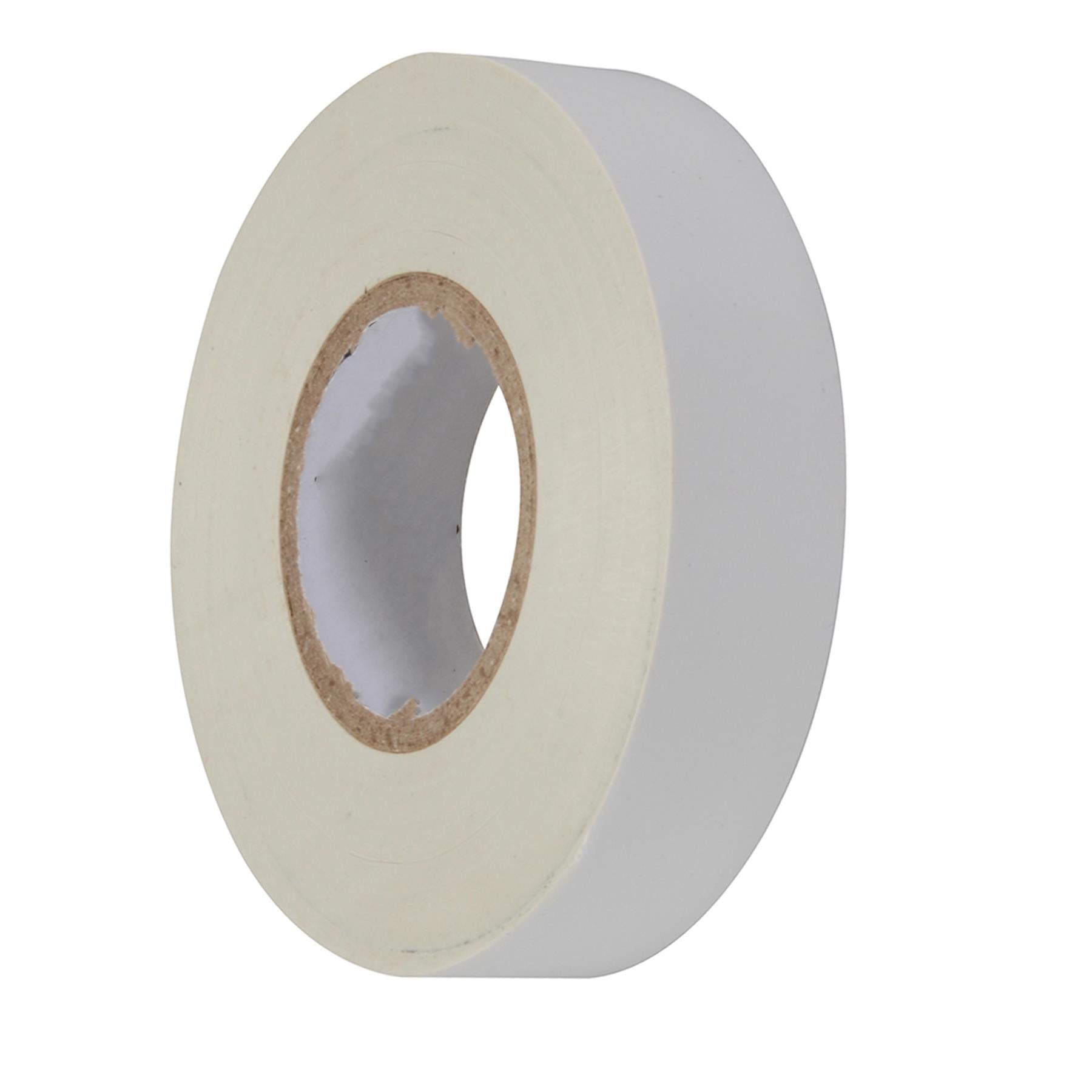 (Pack of 2) Electrical PVC Insulation Insulating Tape 22m Flame Retardant White by Daptez