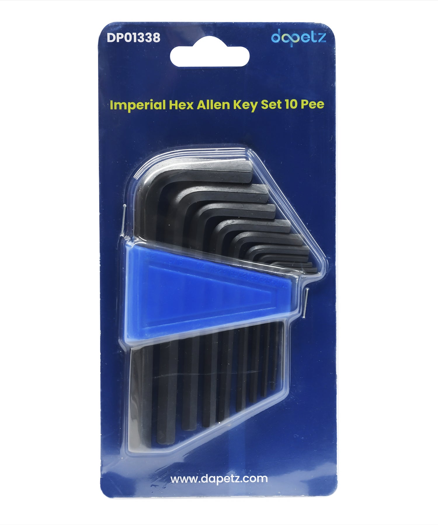 (Pack of 20) Metric & Imperial Hex Allen Key Expert Set – Complete Kit for DIY & Professional Use by dapetz