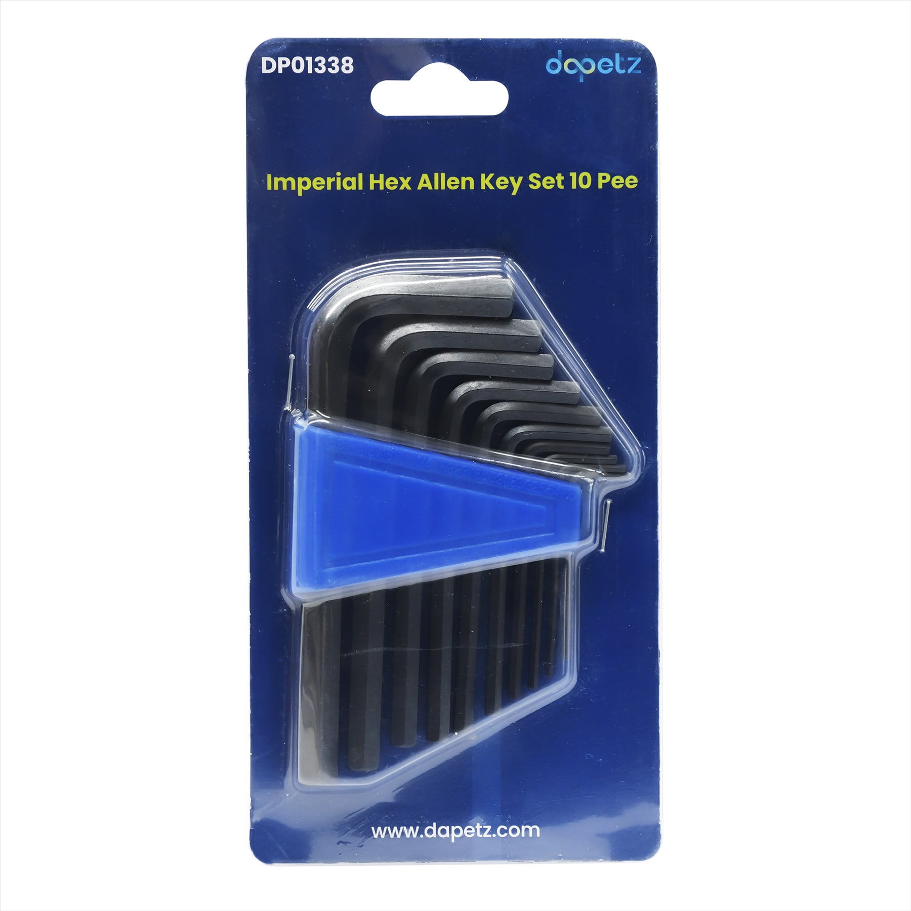 (Pack of 20) Metric & Imperial Hex Allen Key Expert Set – Complete Kit for DIY & Professional Use by dapetz