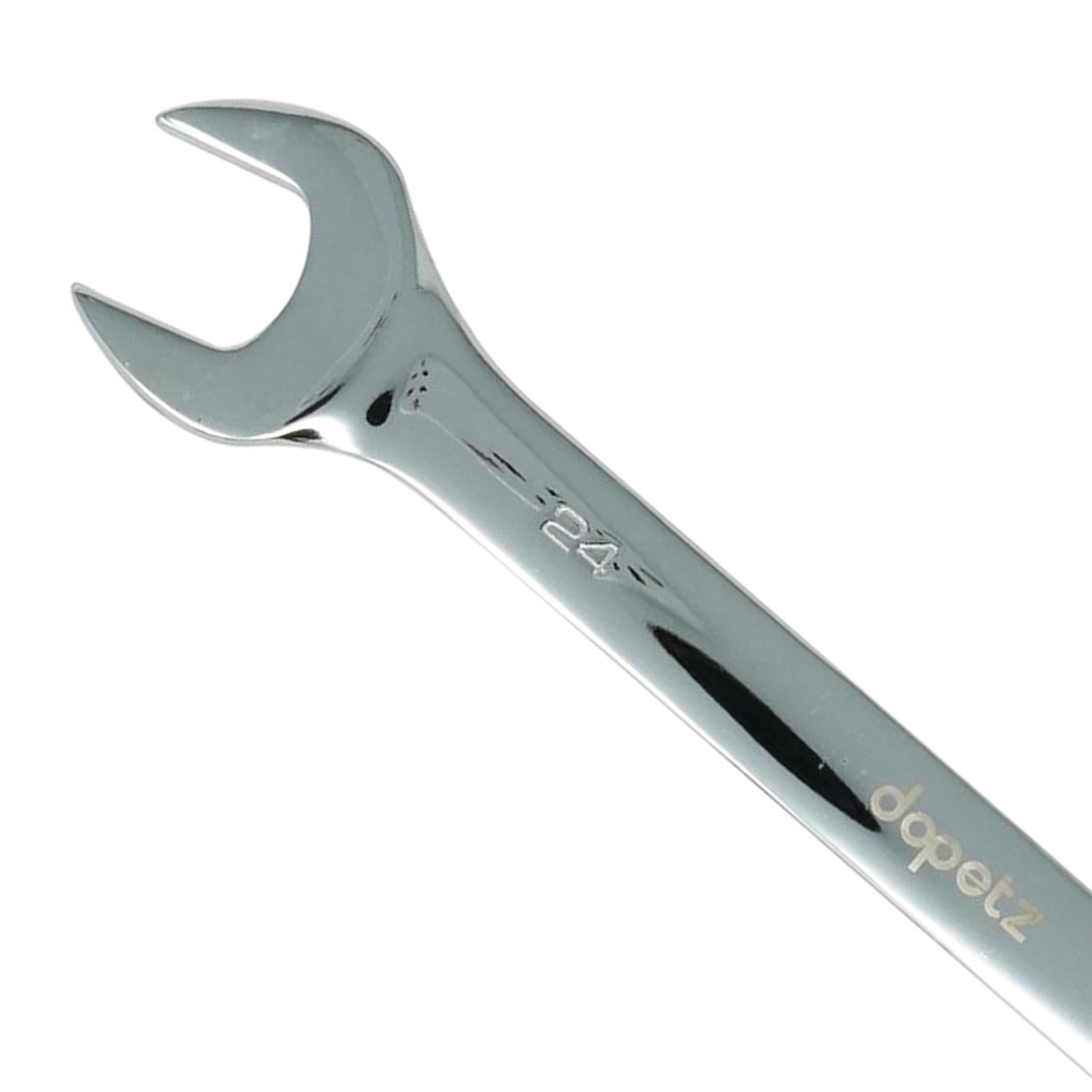 Combination Open Ring Spanner Chrome Mechanics Garage Tools 24mm By Dapetz