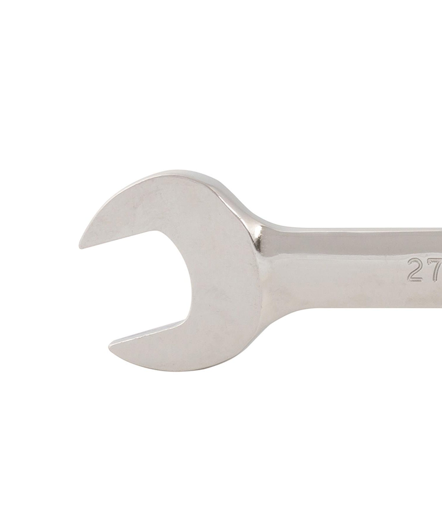 Fixed Head Ratchet Metric Spanner Open End Ring Combination 27mm