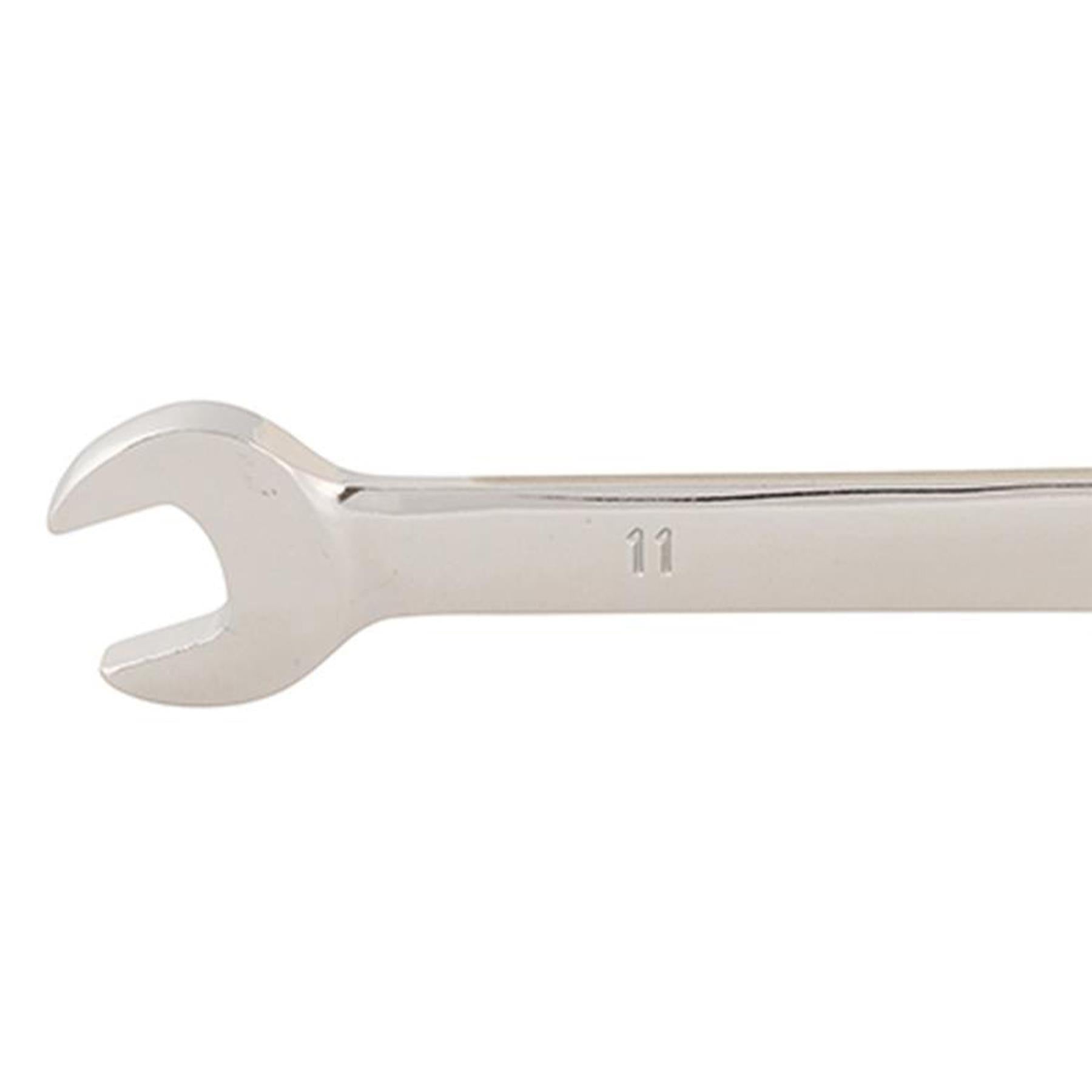 Fixed Head Ratchet Metric Spanner Open End Ring Combination 11mm By Dapetz