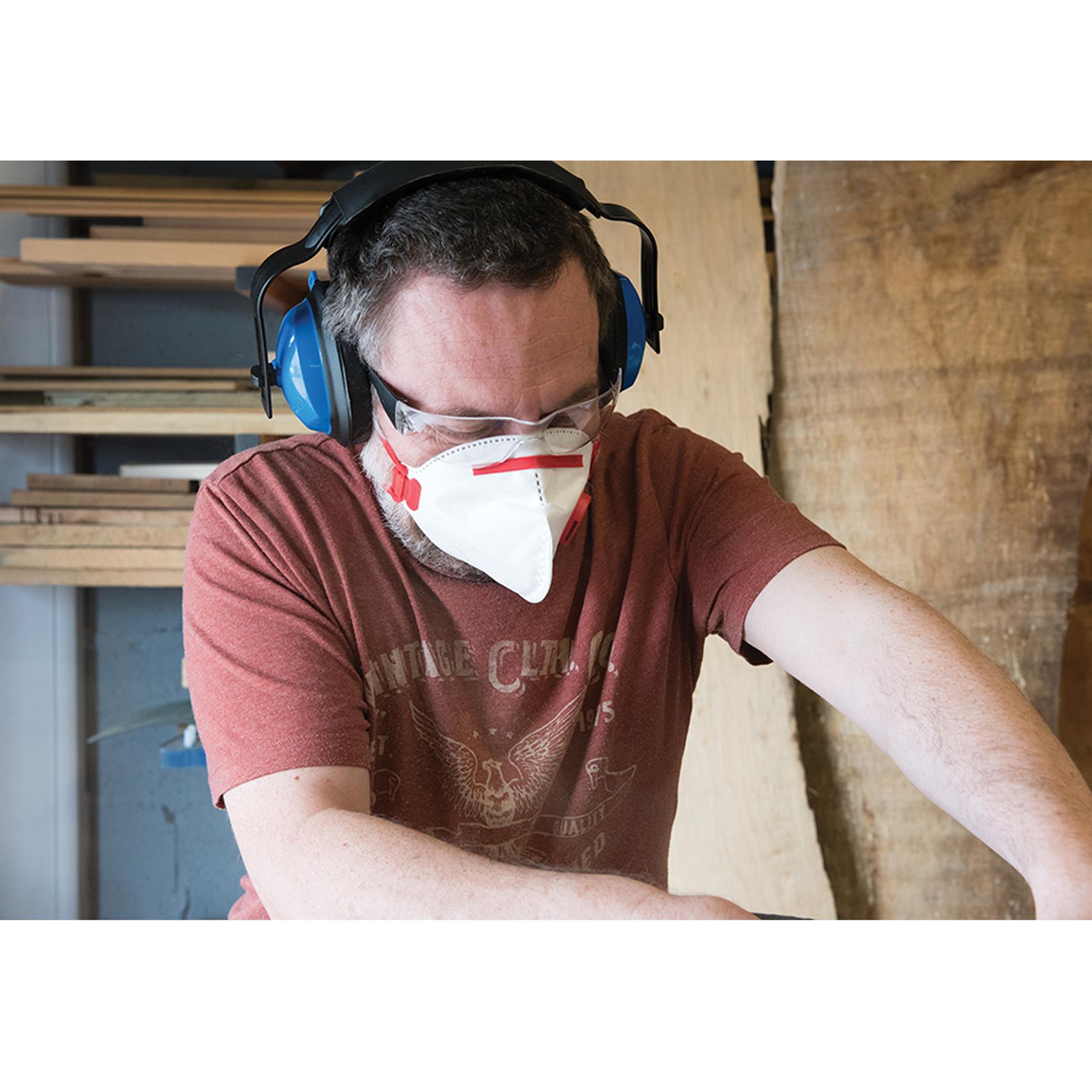 3 Face Mask Respirator Valved FFP3 | Sanding, Paint & Dust Safety Fold Flat by Dapetz
