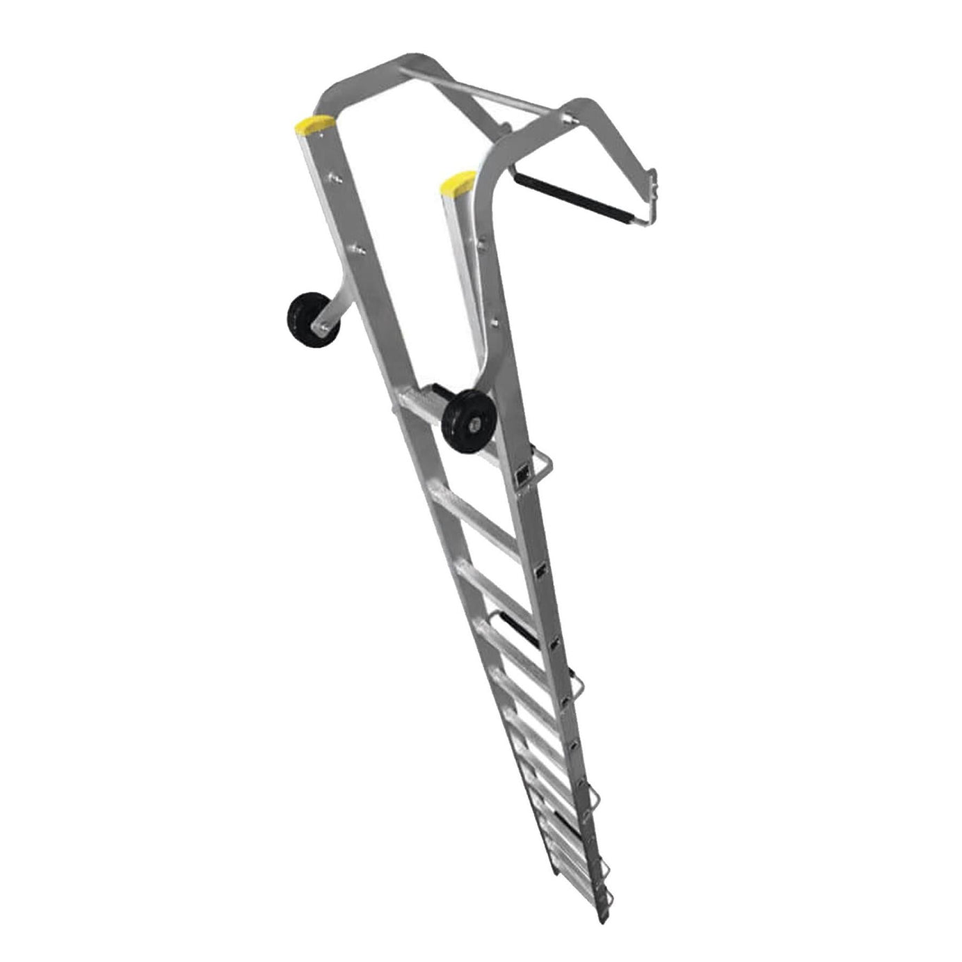 Dapetz PRO 18 Rung Roof Ladder 5.6m, With Steel Ridge Hooks, Single Section