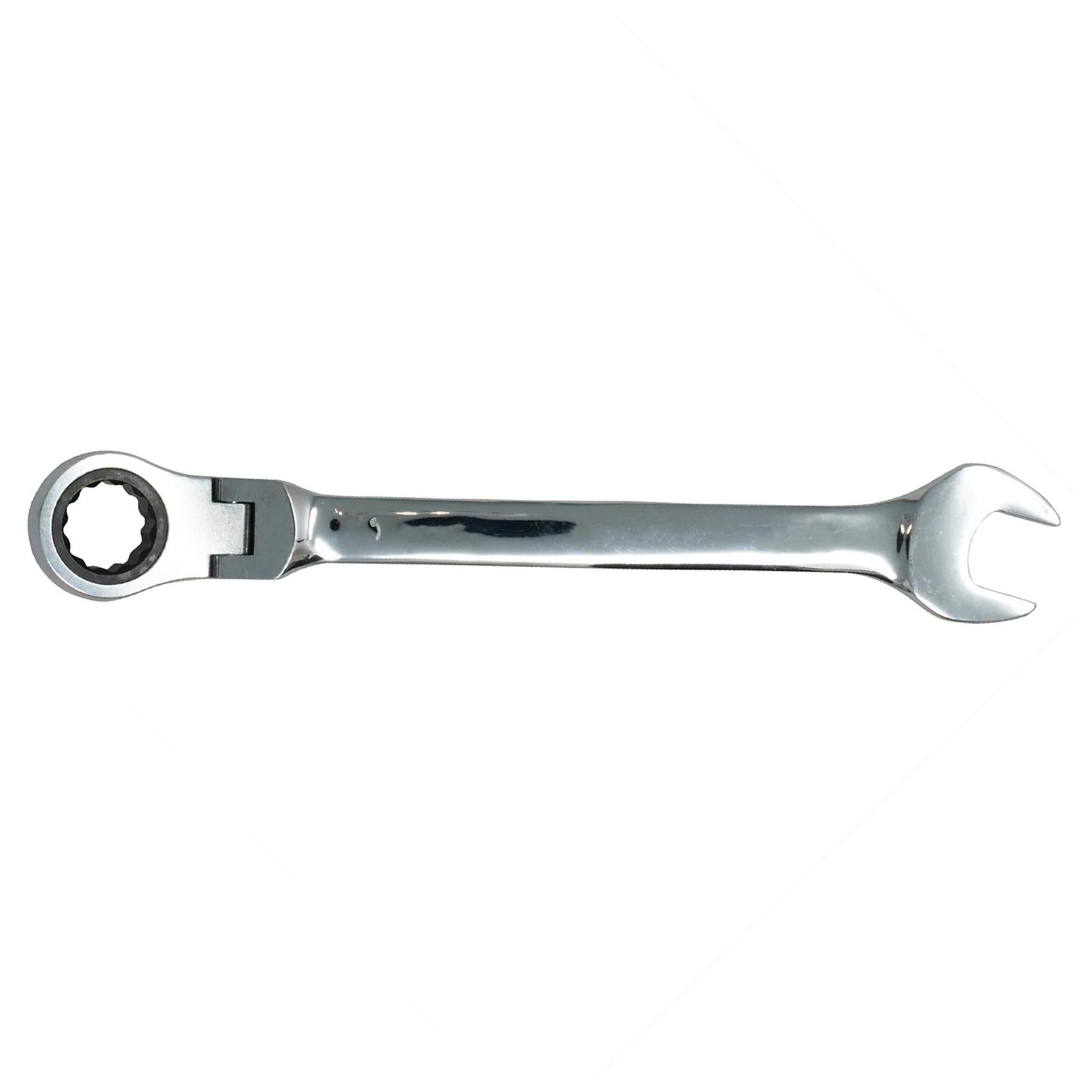 22mm Flexible Head Ratchet Metric Spanner Open End & Ring Guaranteed - Dapetz