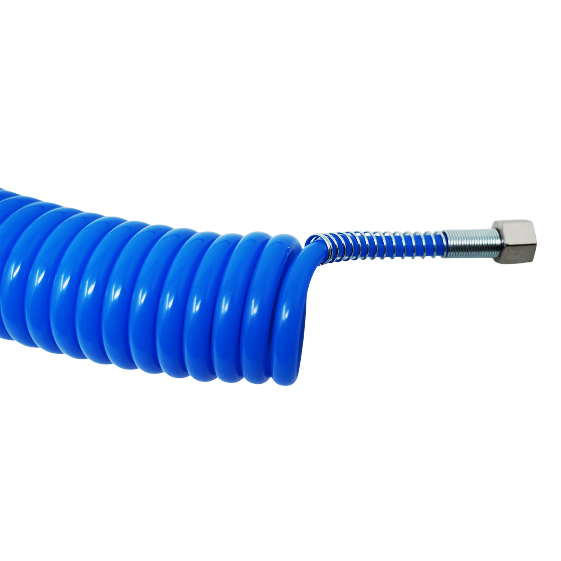 Coiled Air Hose 10M Air Tools Hose With 1/4" BSP Female Nut End Fittings 10 Bar by Daptez