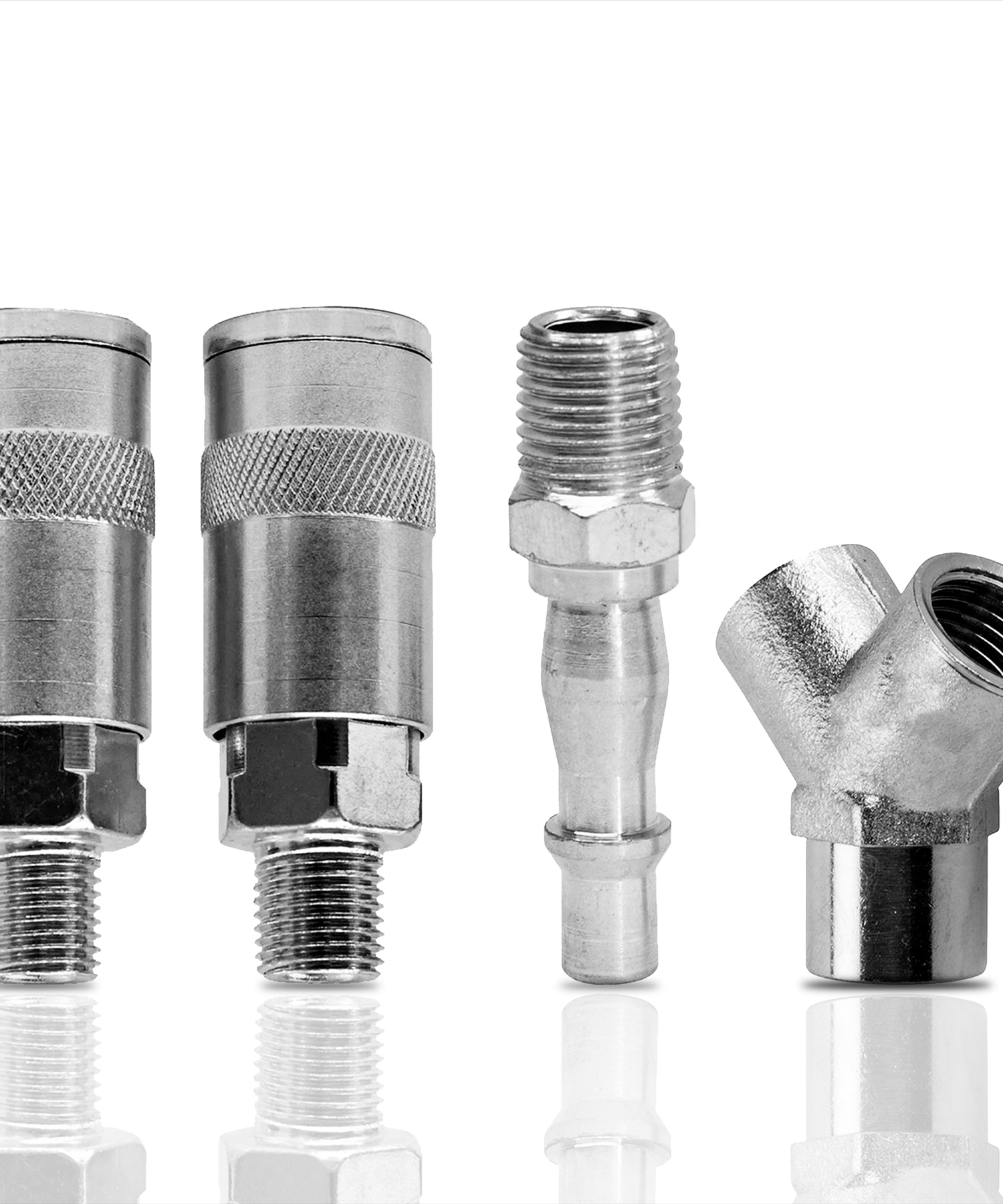 Vertex Airline 3 Way Y Connector Quick Release Fittings For Compressor Air Hose