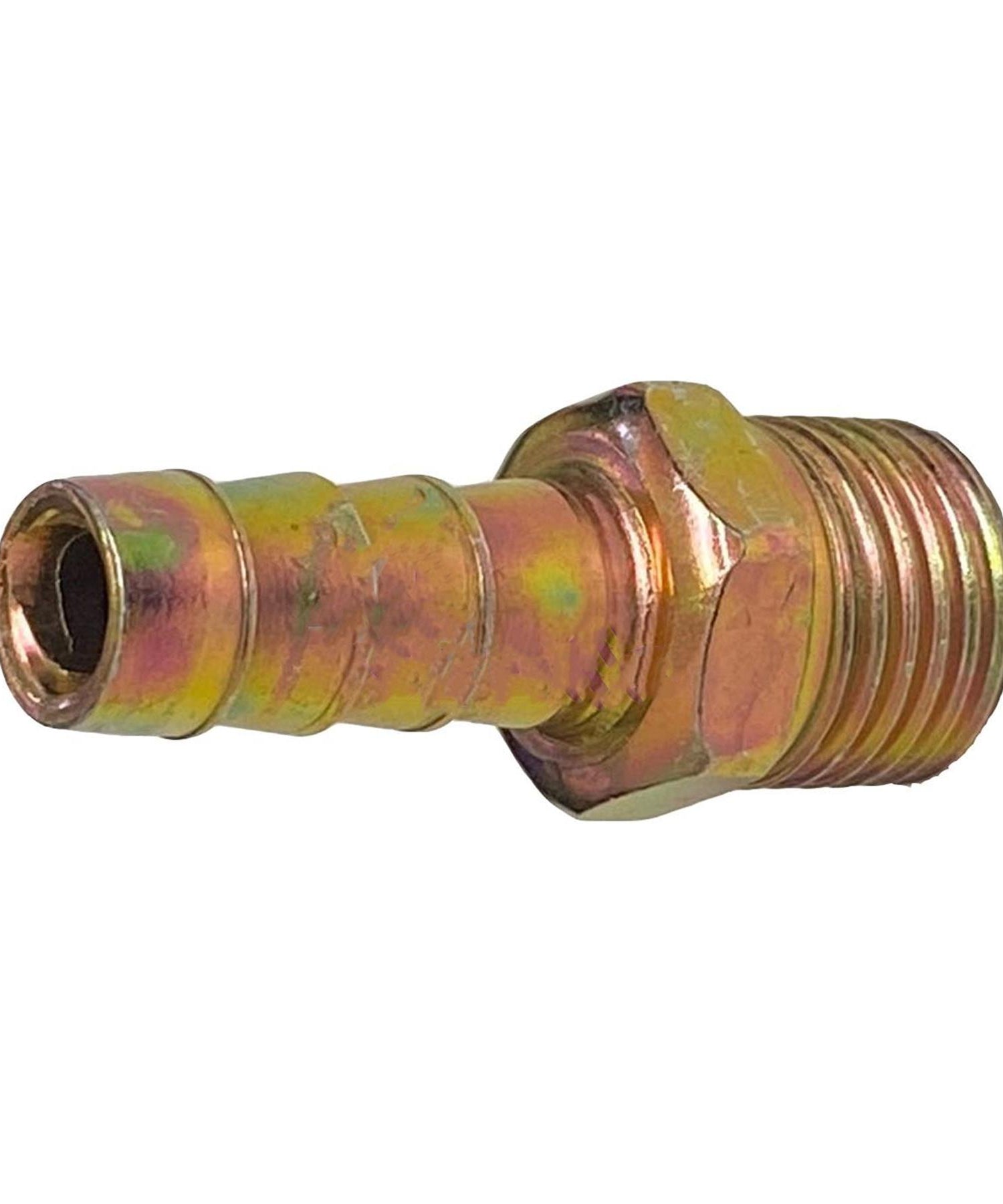 Brass 1/4" BSP to 8mm Male Barb Hose Tail Fitting Fuel Air Gas Water Hose Oil