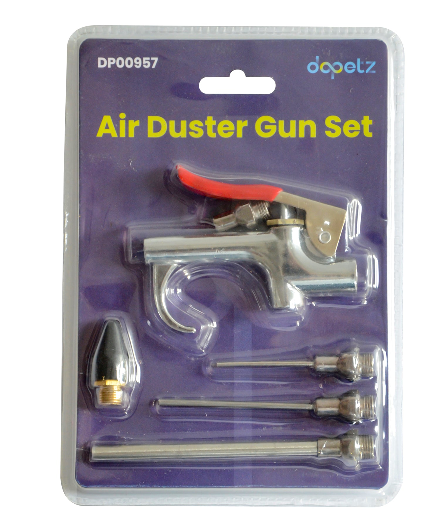 6Pc Air Duster Gun For Air Compressor Compressed Air Blow Gun Air Nozzle Blower