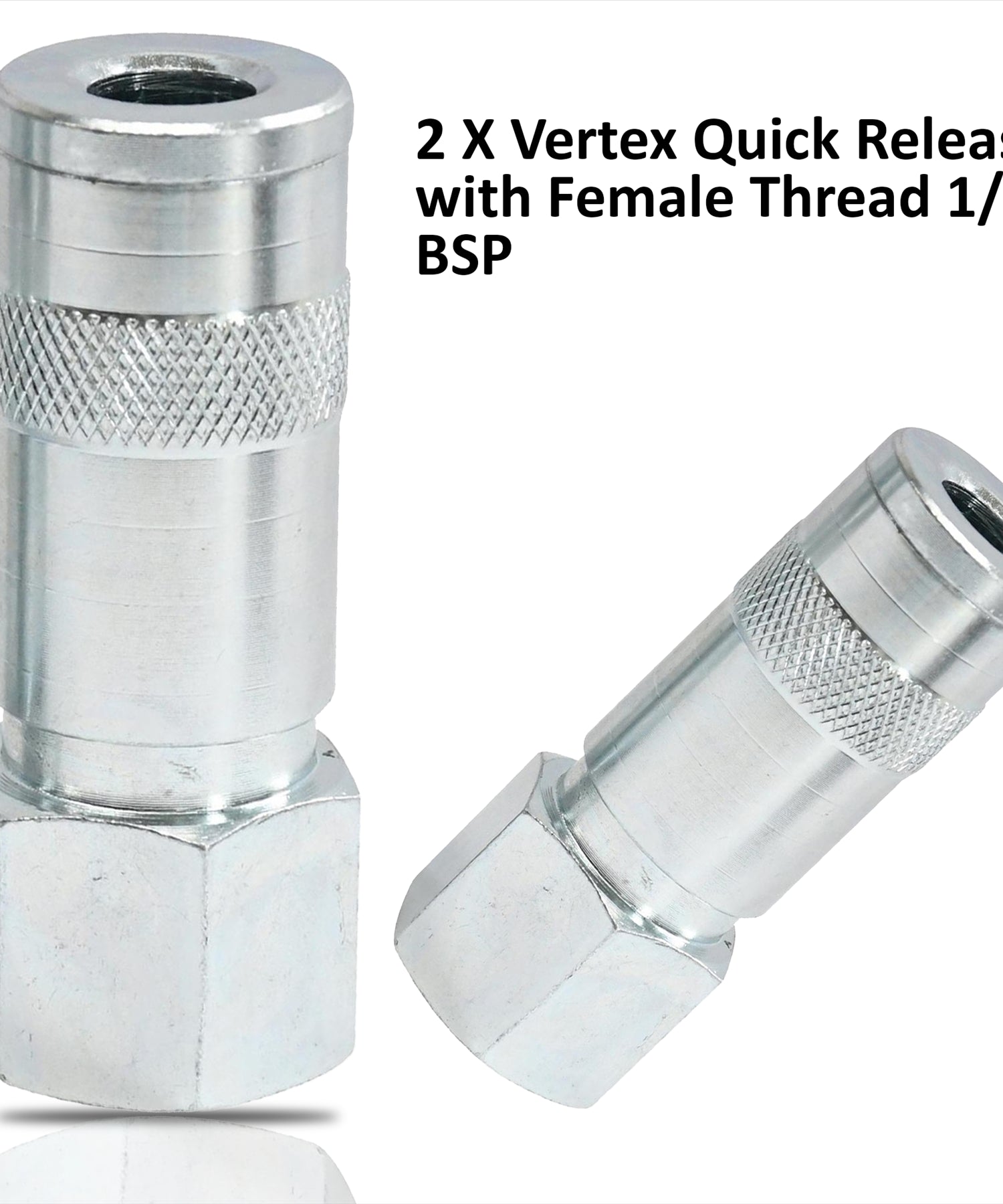 2x Air Line Fitting Quick Release For PCL Vertex Compressor Air Hose 1/2" Female