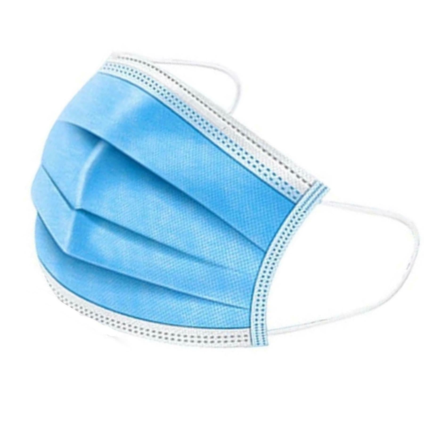 100 3-Ply Disposable Face Masks Sanding Paint Aerosol Dust Bodyshop DIY Safety By Dapetz