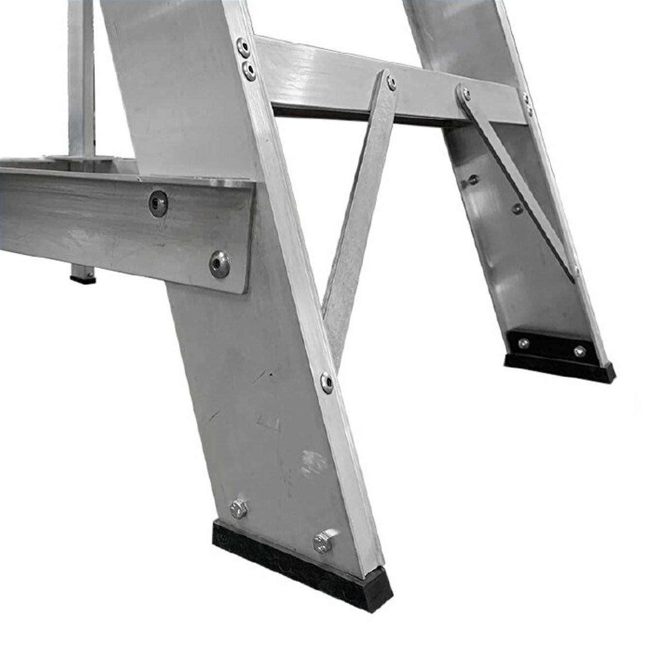 Dapetz Aluminium 5 Tread Single Sided Machine Step Ladder, 150 Kg, Made In UK