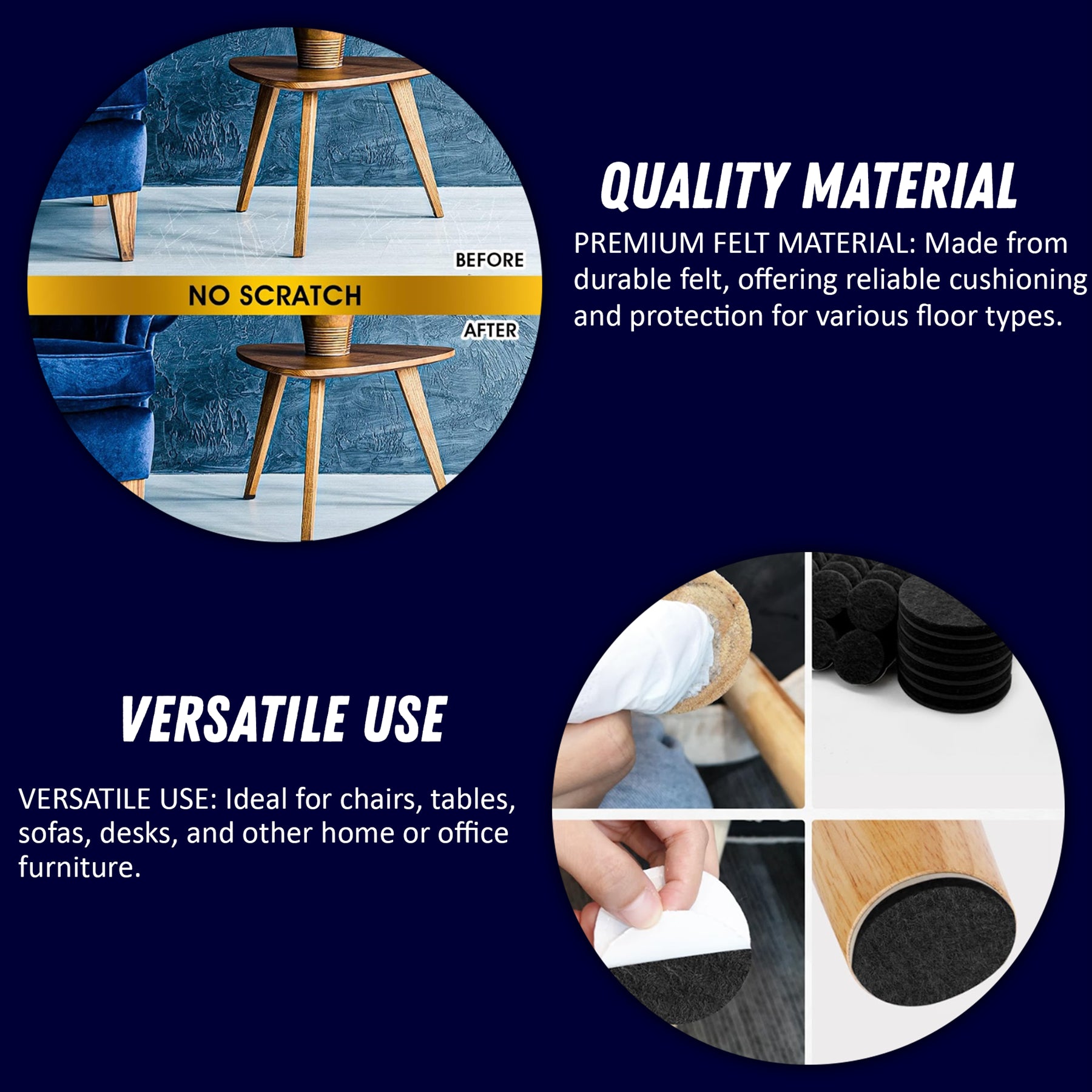 261 pieces of Furniture Felt Pad Cushion  set