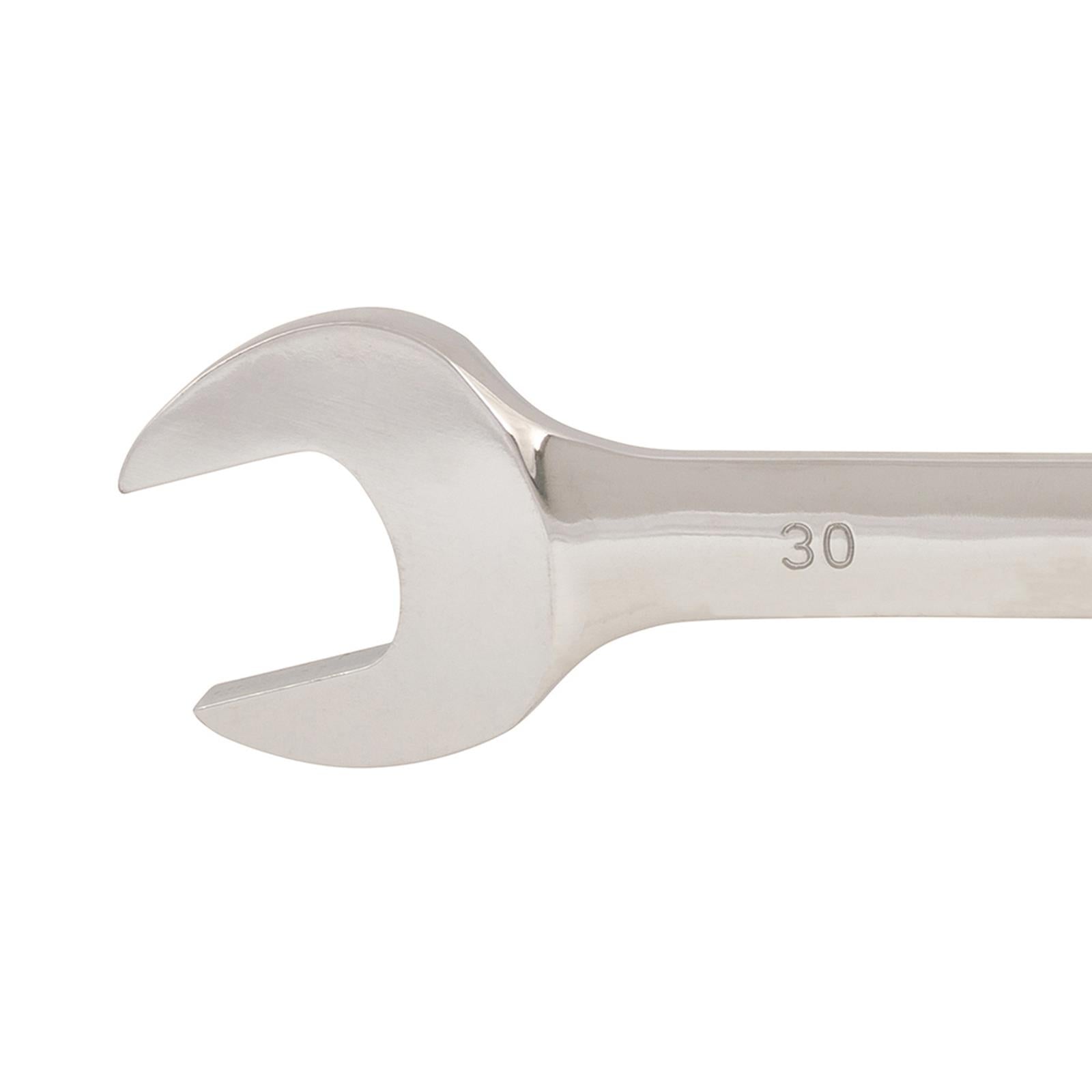 Flexible Head Ratchet Metric Spanner 30mm Open End & Ring