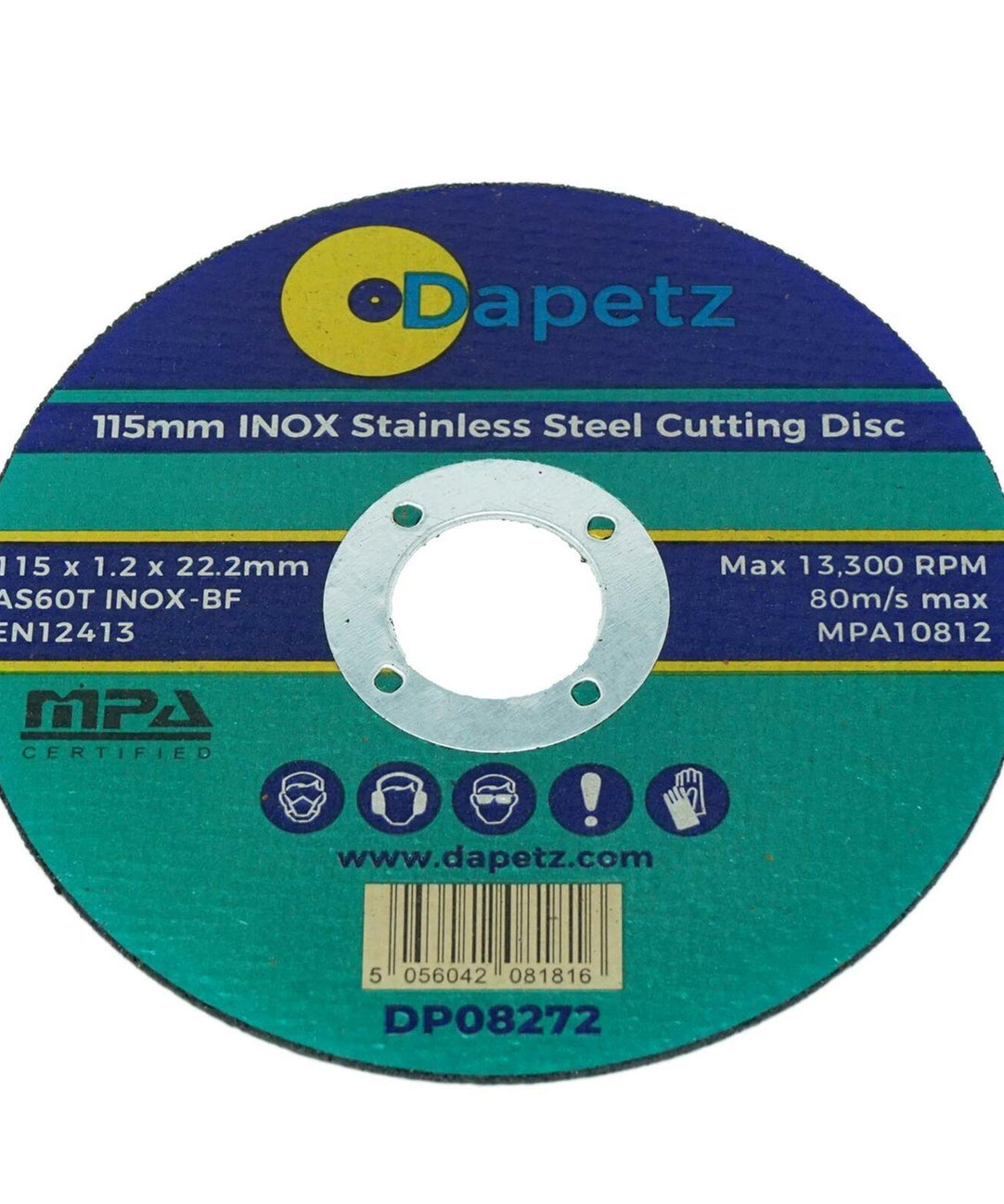 Cutting Blade/ Metal Cutting Disc For Angle Grinder 100 Pcs 115mm Super Thin 1.2mm by Daptez