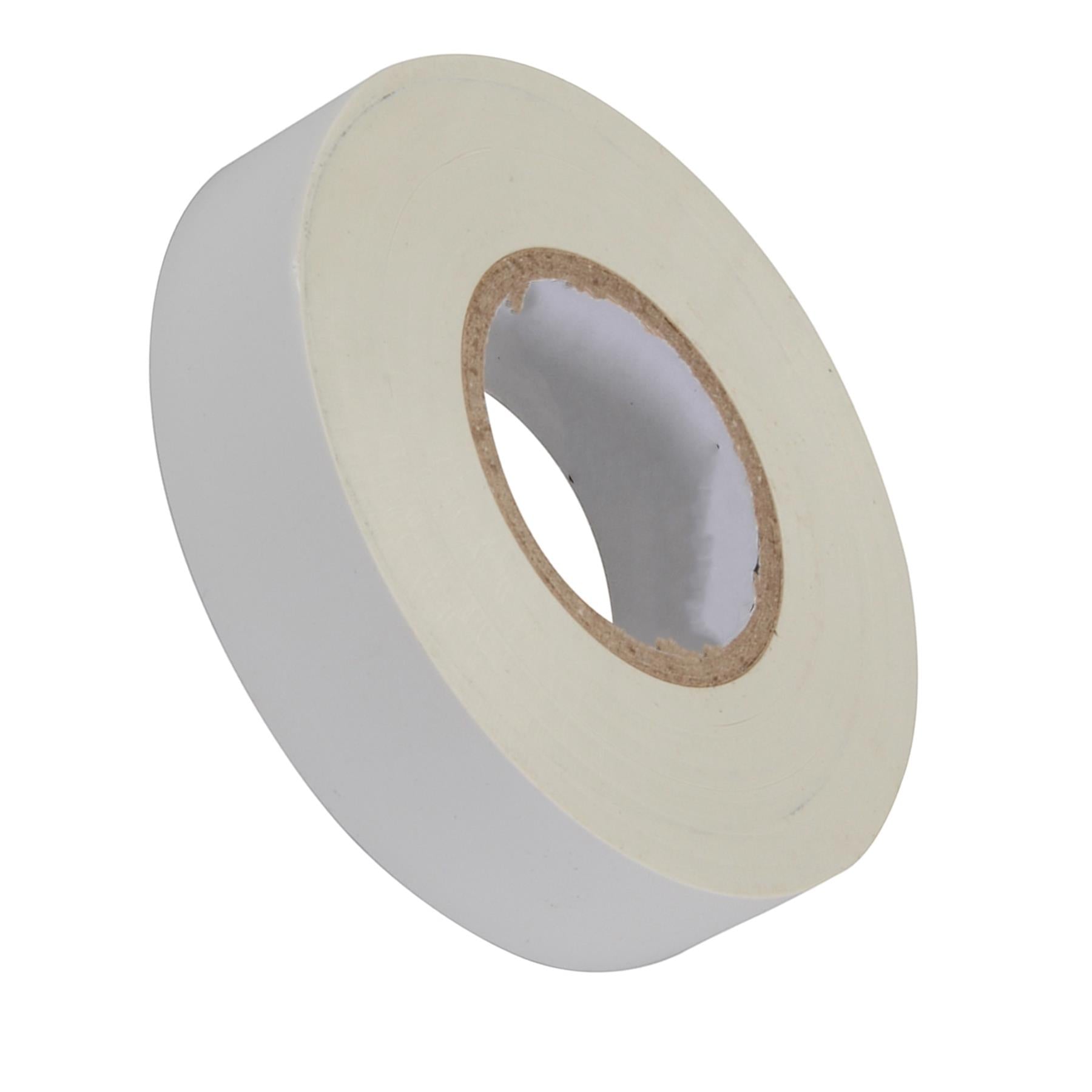 (Pack of 2) Electrical PVC Insulation Insulating Tape 22m Flame Retardant White by Daptez